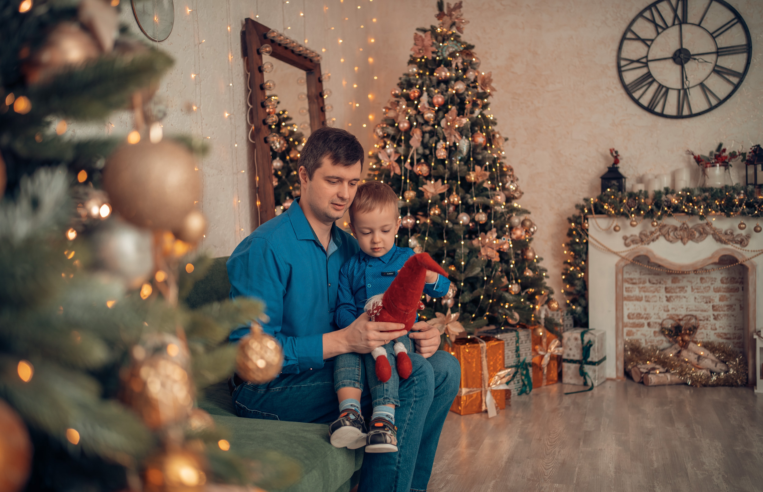 Новогодняя съемка в студии «Браво» г. Новомосковск. Церковный фотограф Севастополь