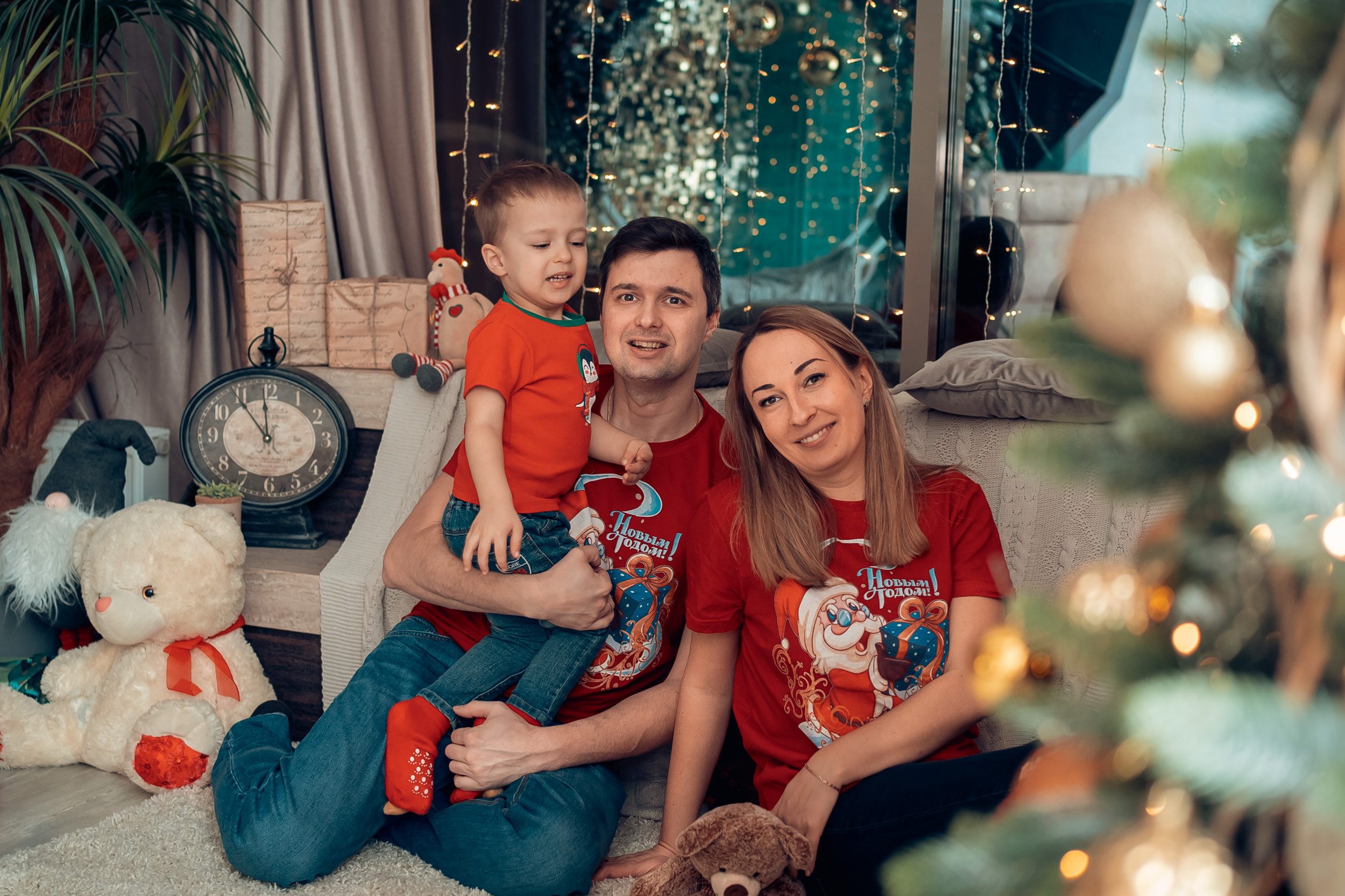 Новогодняя съемка в студии «Браво» г. Новомосковск. Церковный фотограф Севастополь