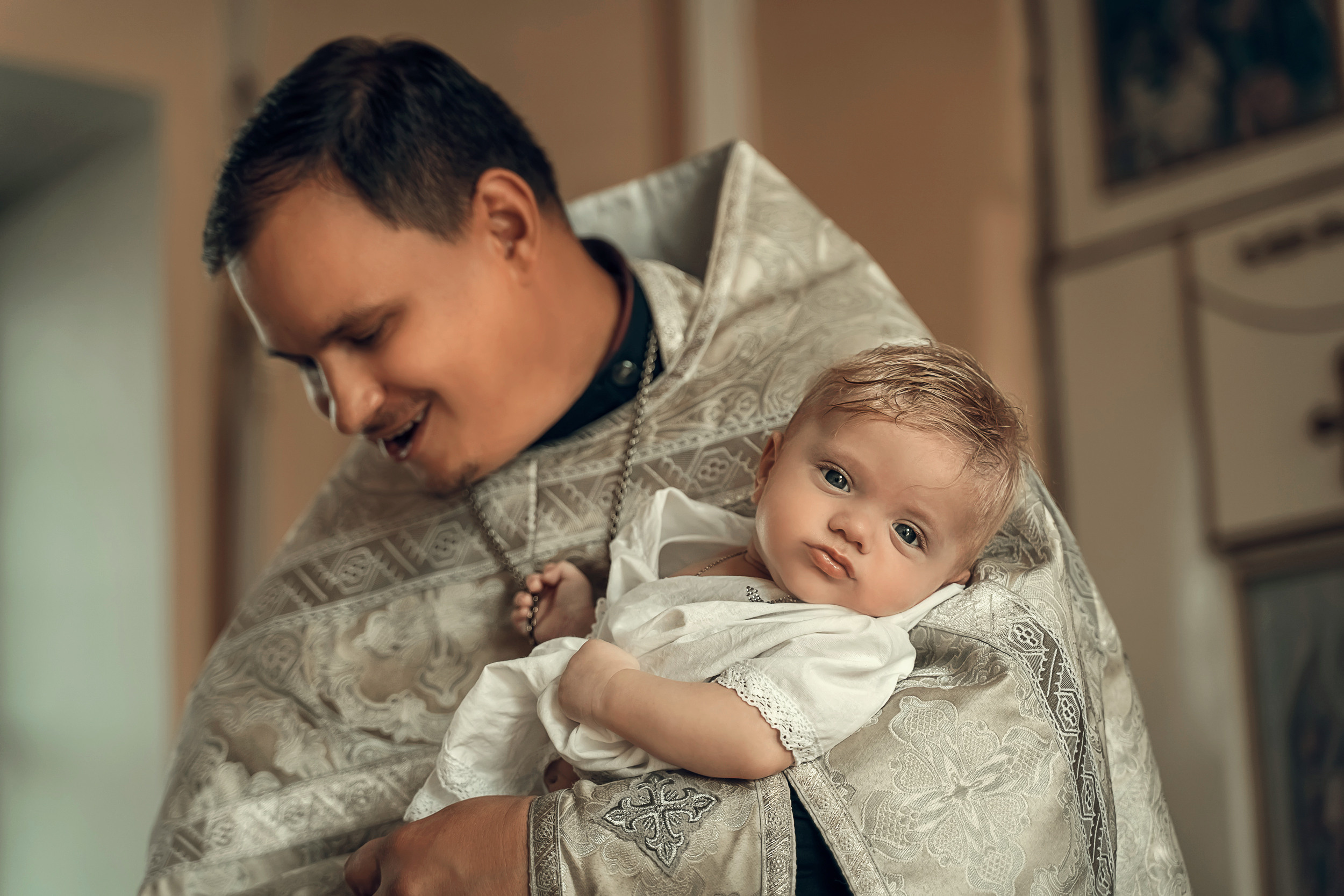 Крещение в Воскресенском соборе г. Венев. Церковный фотограф Севастополь