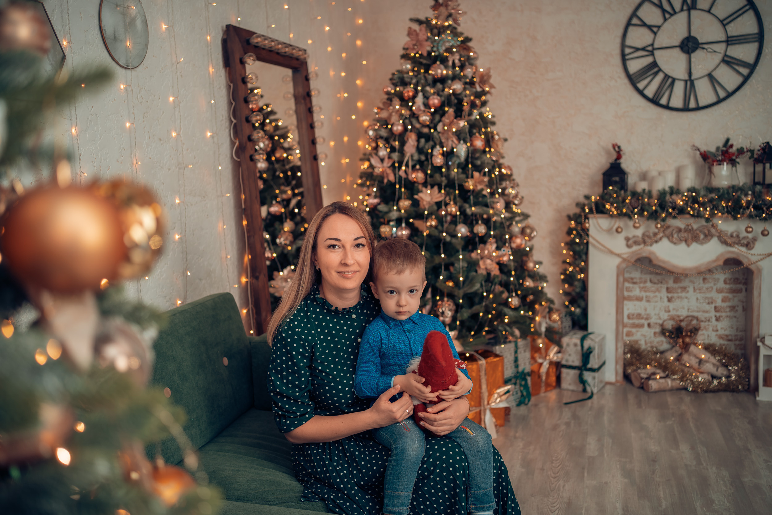 Новогодняя съемка в студии «Браво» г. Новомосковск. Церковный фотограф Севастополь