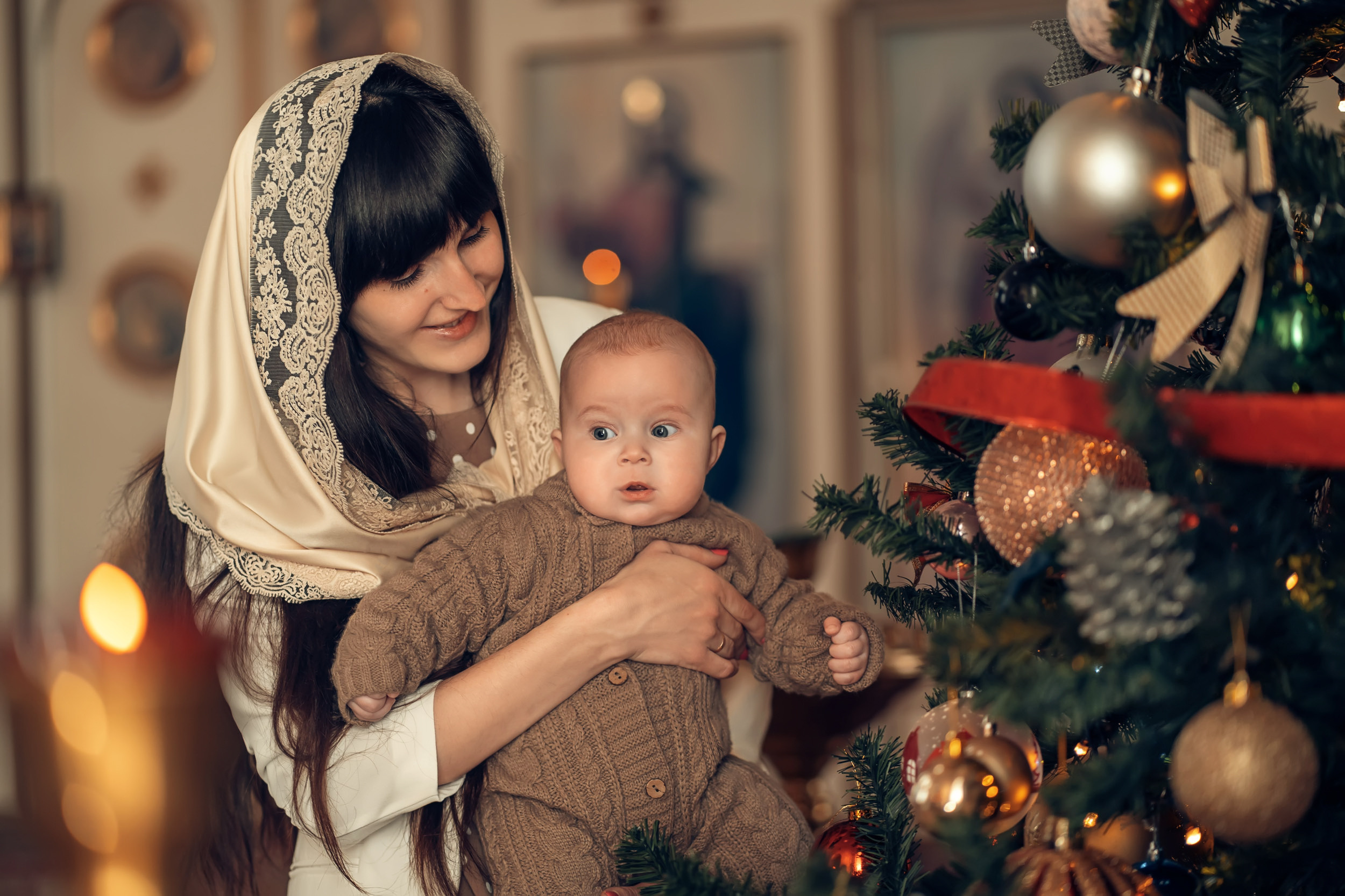 Крещение в Воскресенском храме г. Венев. Церковный фотограф Севастополь