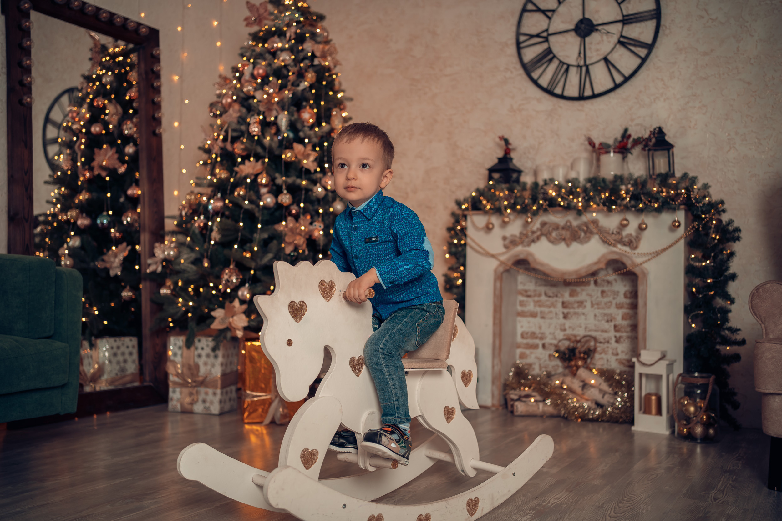Новогодняя съемка в студии «Браво» г. Новомосковск. Церковный фотограф Севастополь