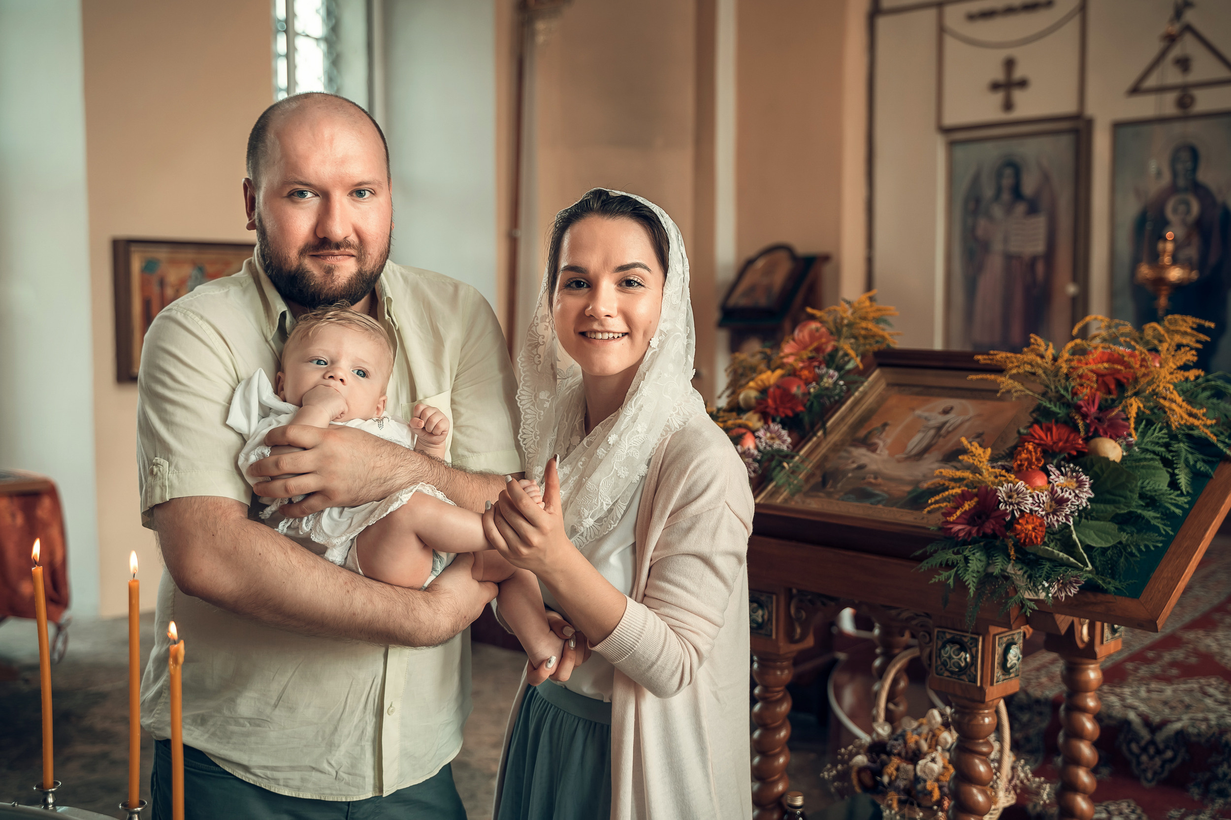 Крещение в Воскресенском соборе г. Венев. Церковный фотограф Севастополь