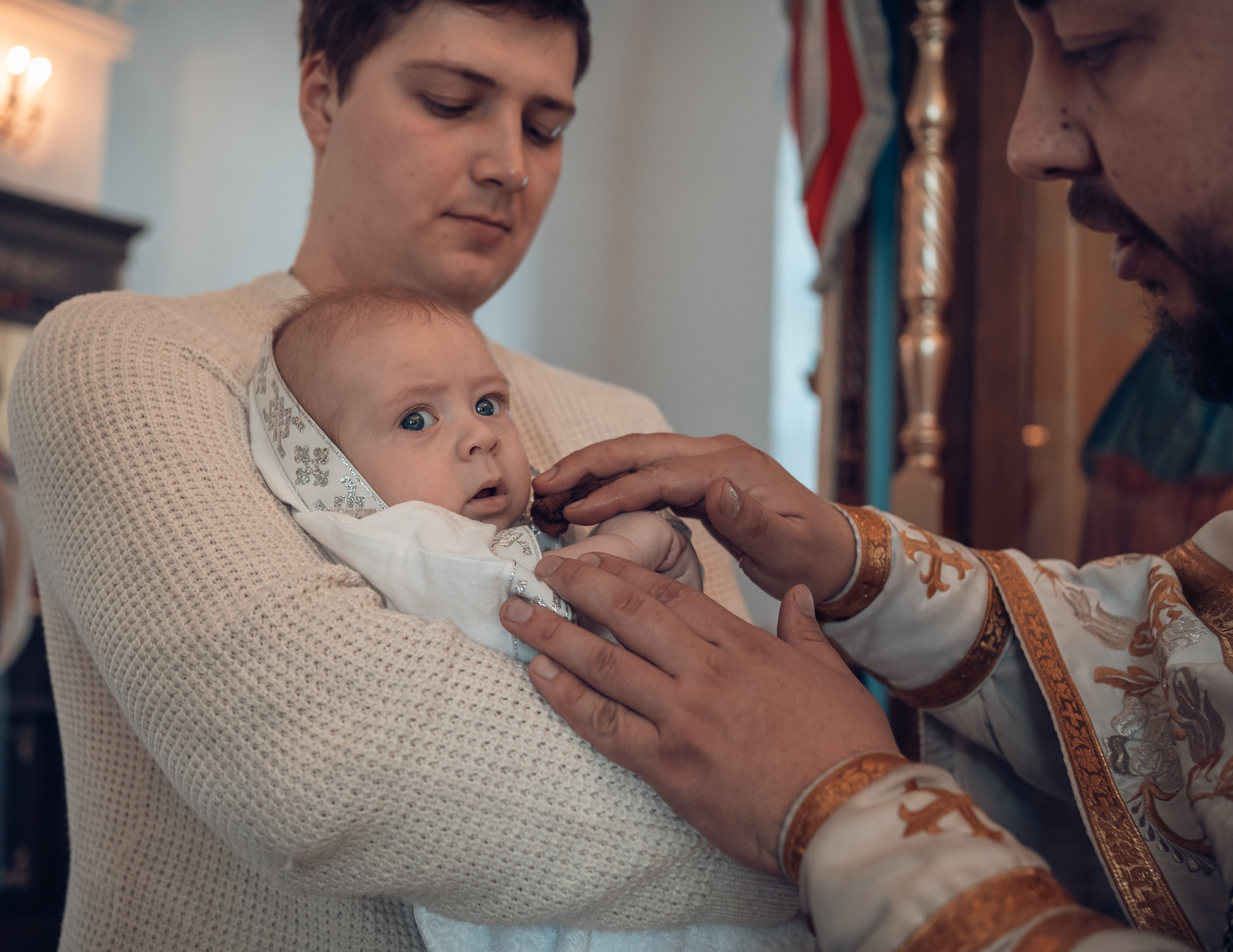 Крещение в Свято-Казанском храме с. Гремячее. Церковный фотограф Севастополь