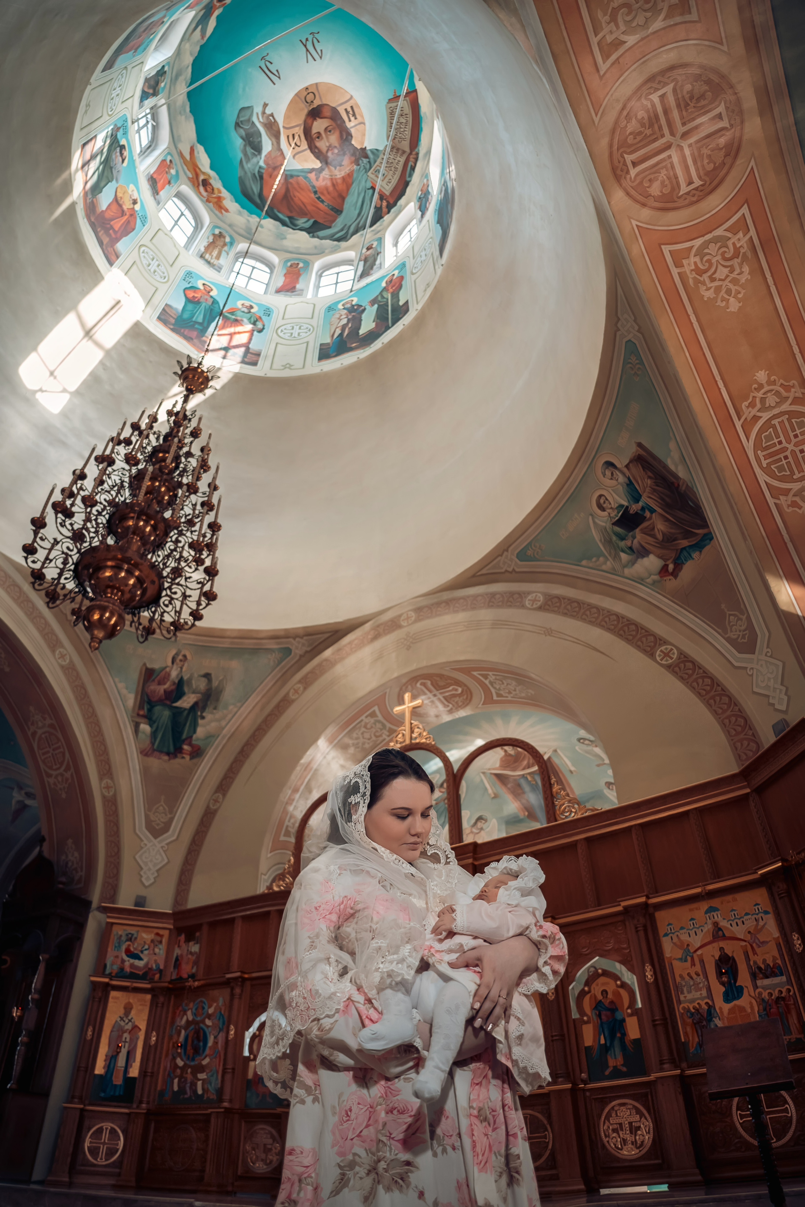 Крещение в Покровском (Феодосиевском) храме г. Тула. Церковный фотограф Севастополь