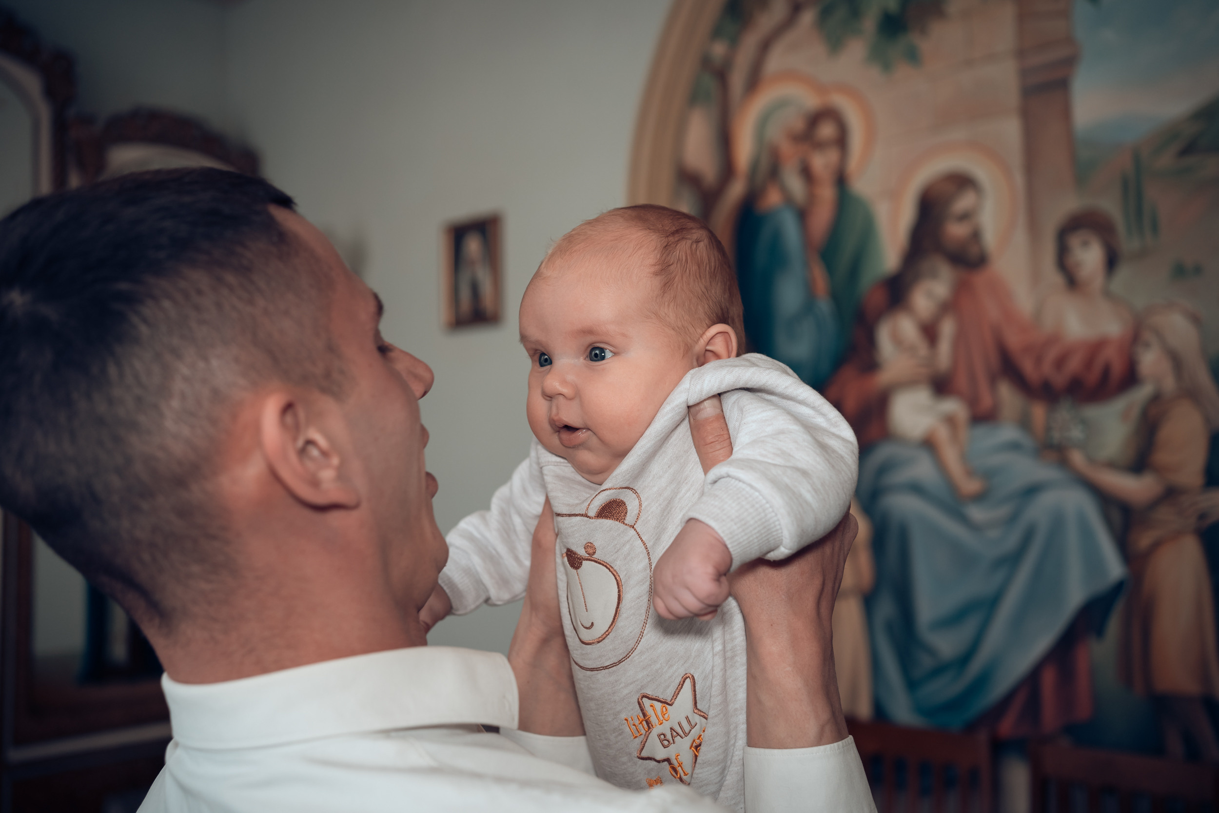 Крещение в церкви Всех Скорбящих радости г. Щекино. Церковный фотограф Севастополь