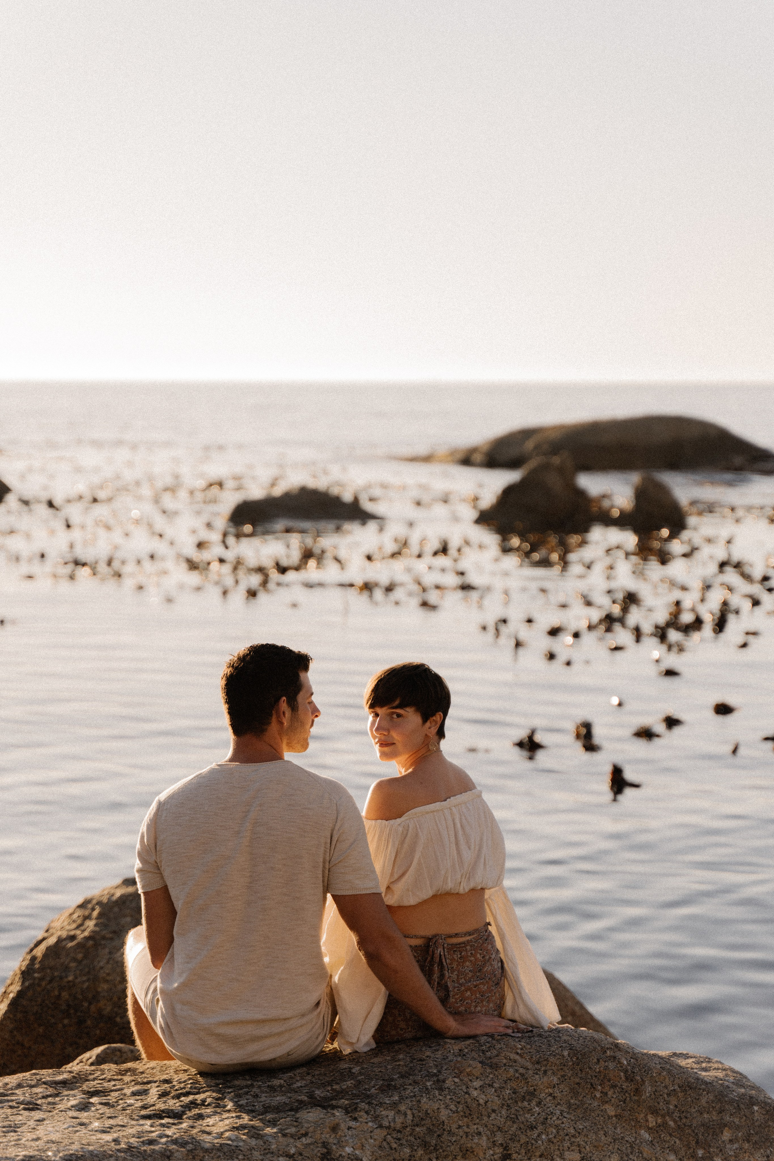 Evening on the beach. Фотограф в Кейптауне