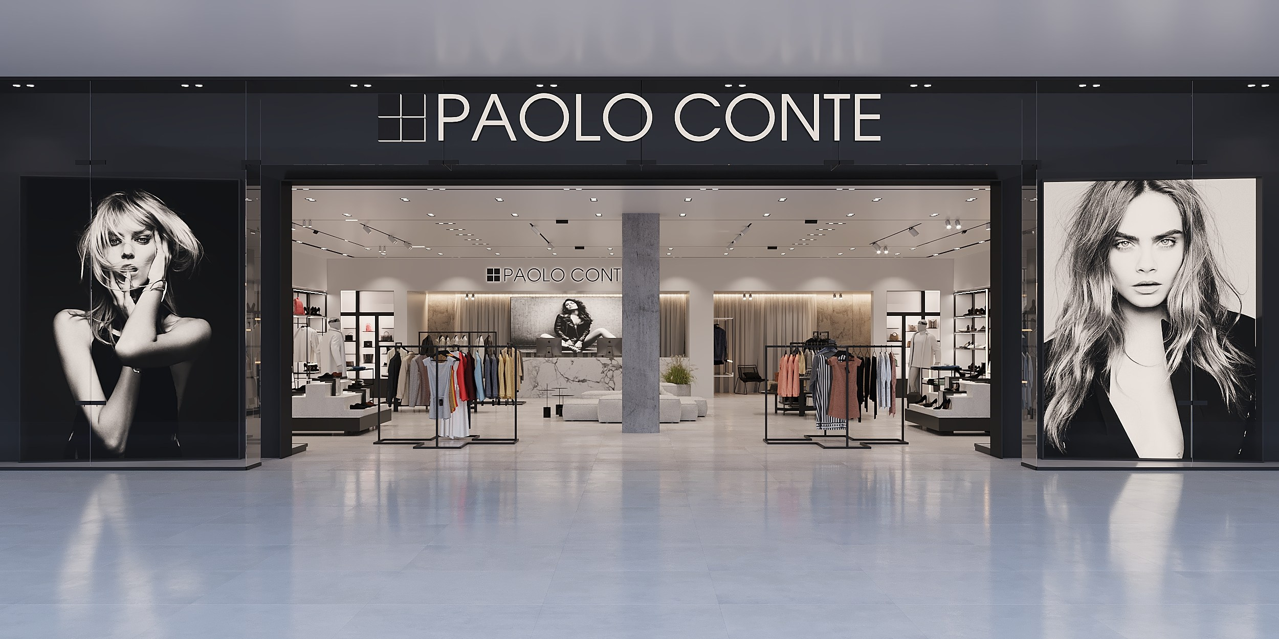 Обувной магазин Paolo Conte ТРЦ Афимолл Сити. Студия дизайна интерьера в Москве Калараш Александр