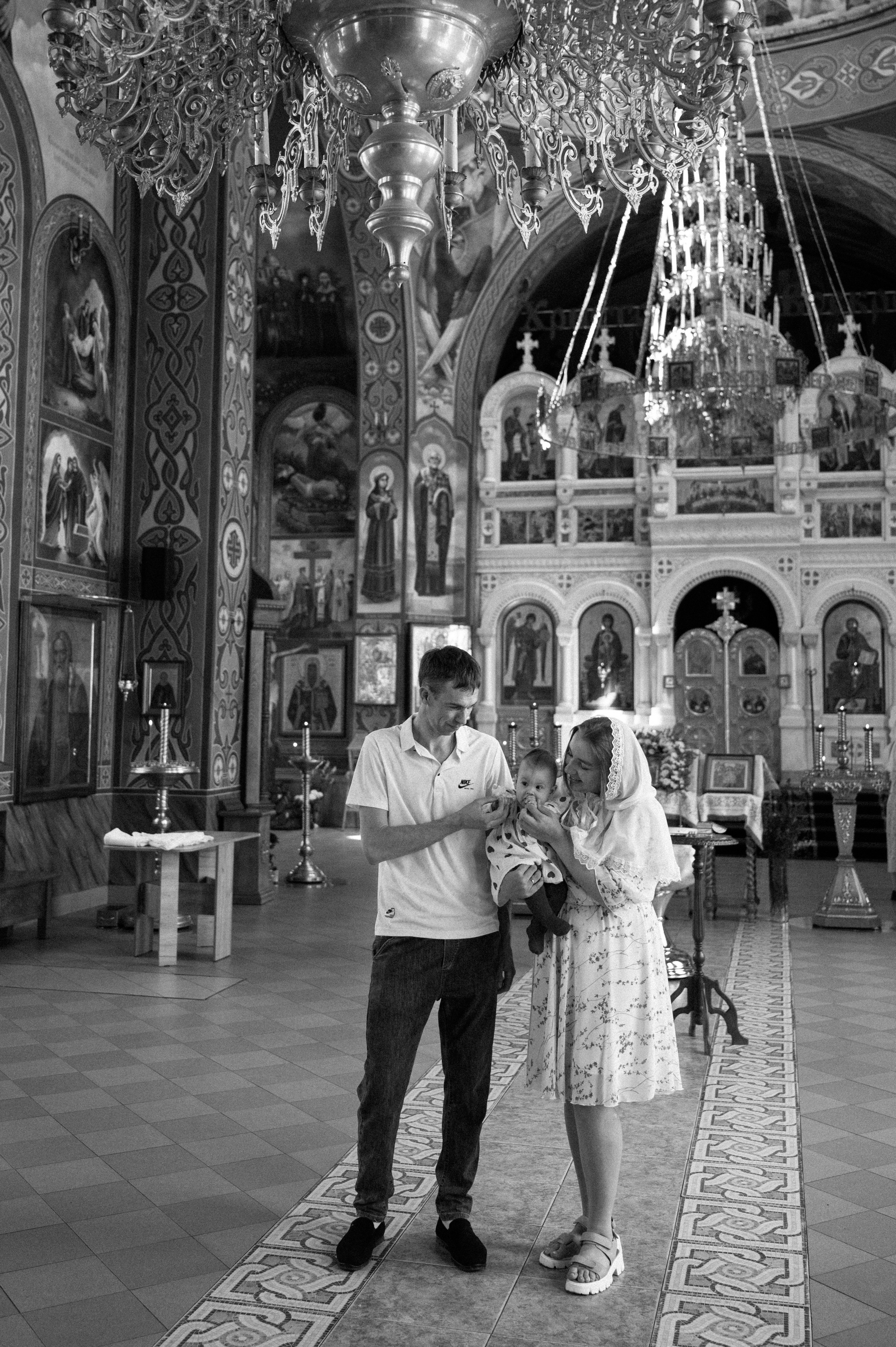 Таинство Крещения Дарьи (Храм Преполовения Пятидесятницы). Фотограф Ярута Оксана / Ростов-на-Дону