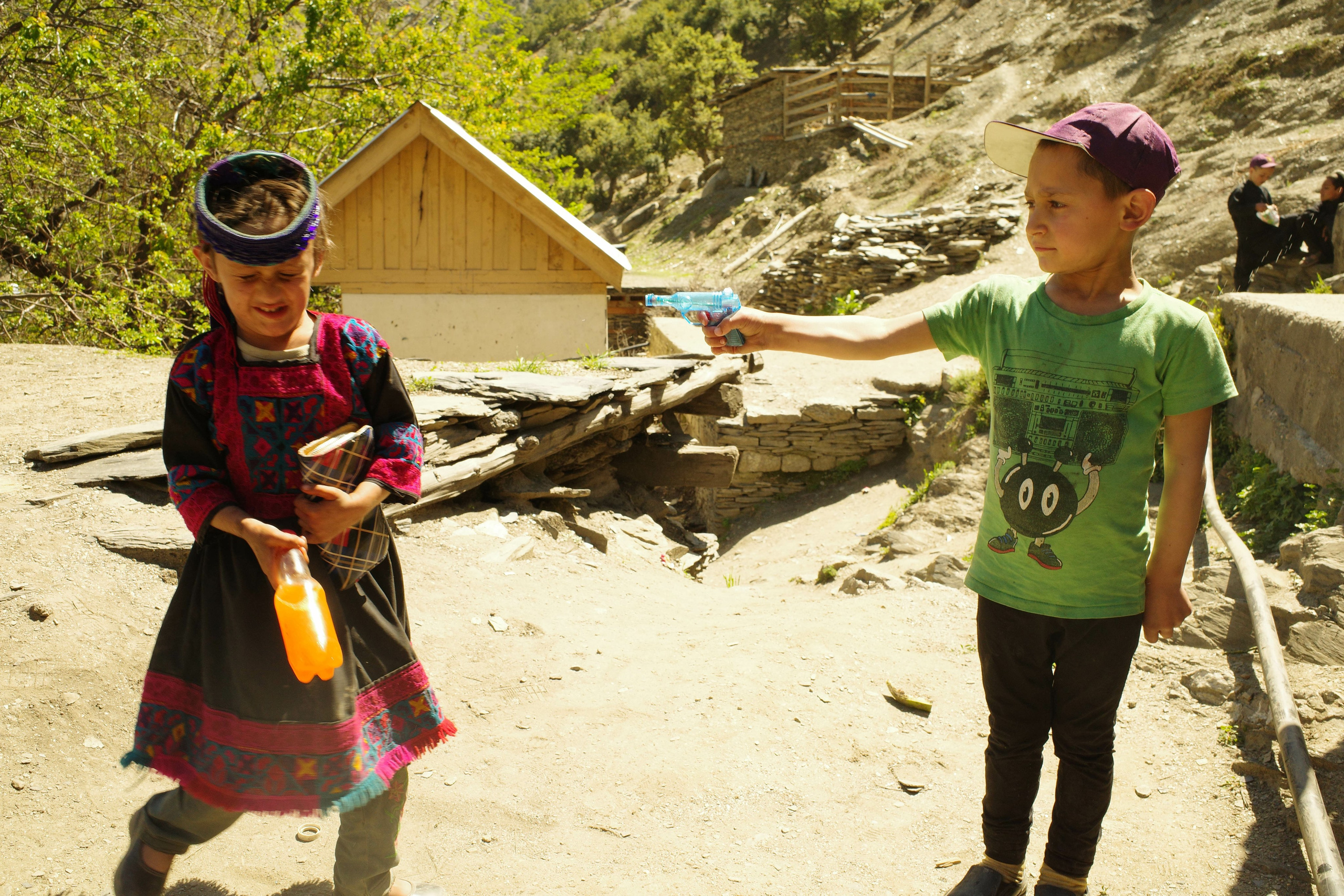 Children at the festival