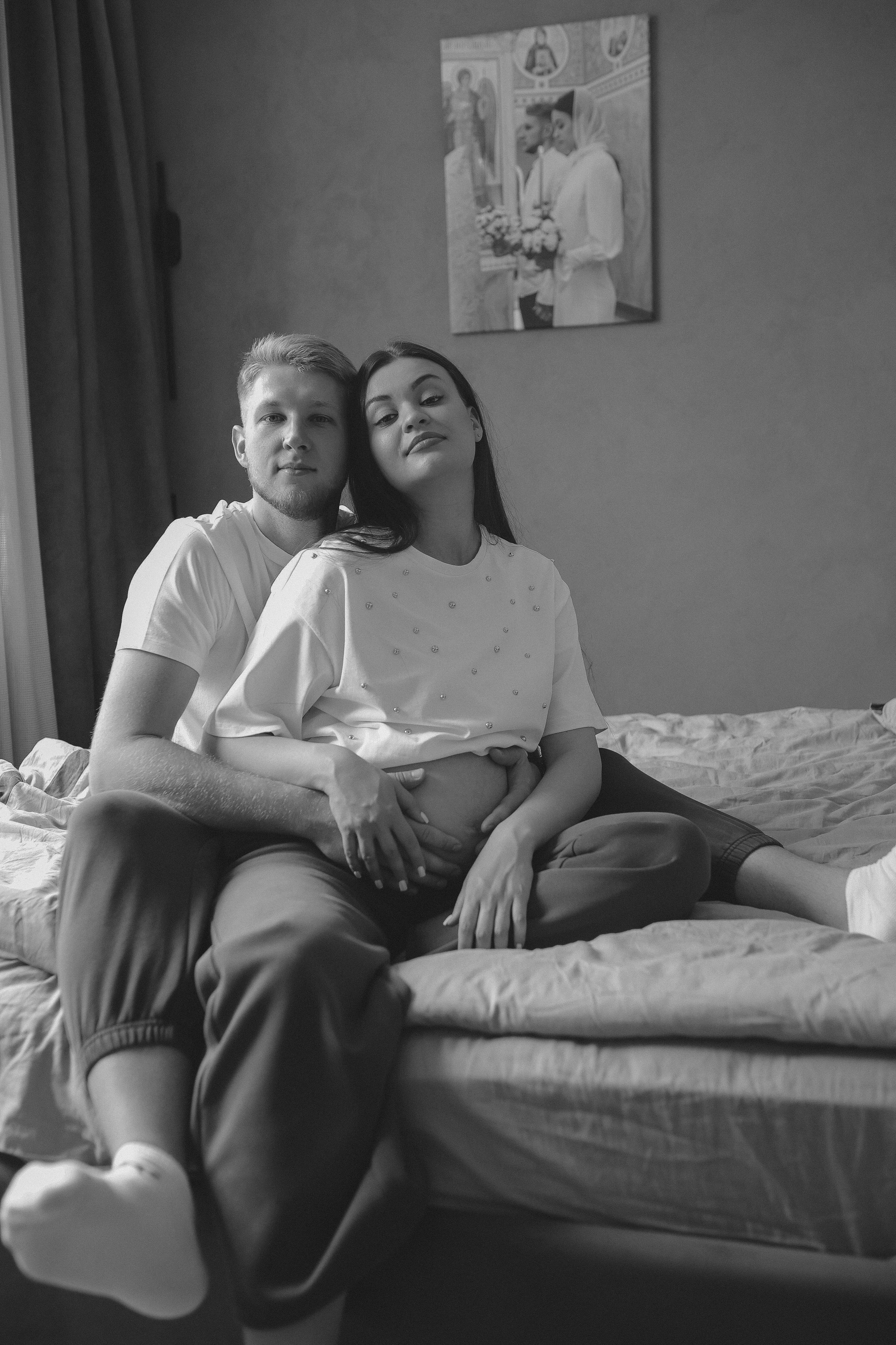 Семья Насти, Илья и животика. Фотограф Самара Лена Мандарин