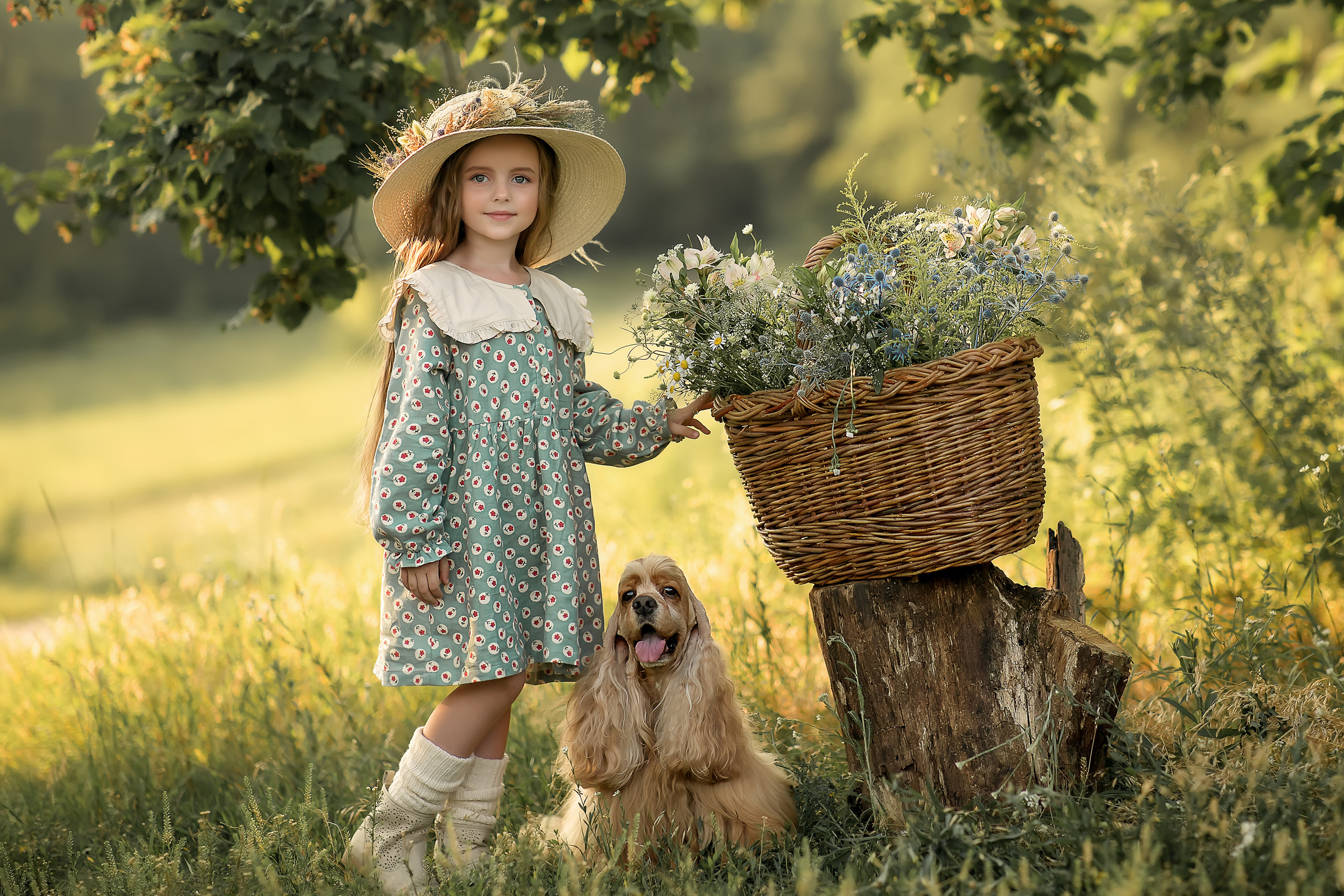 Полина с собачкой. Фотограф на крещение и венчание