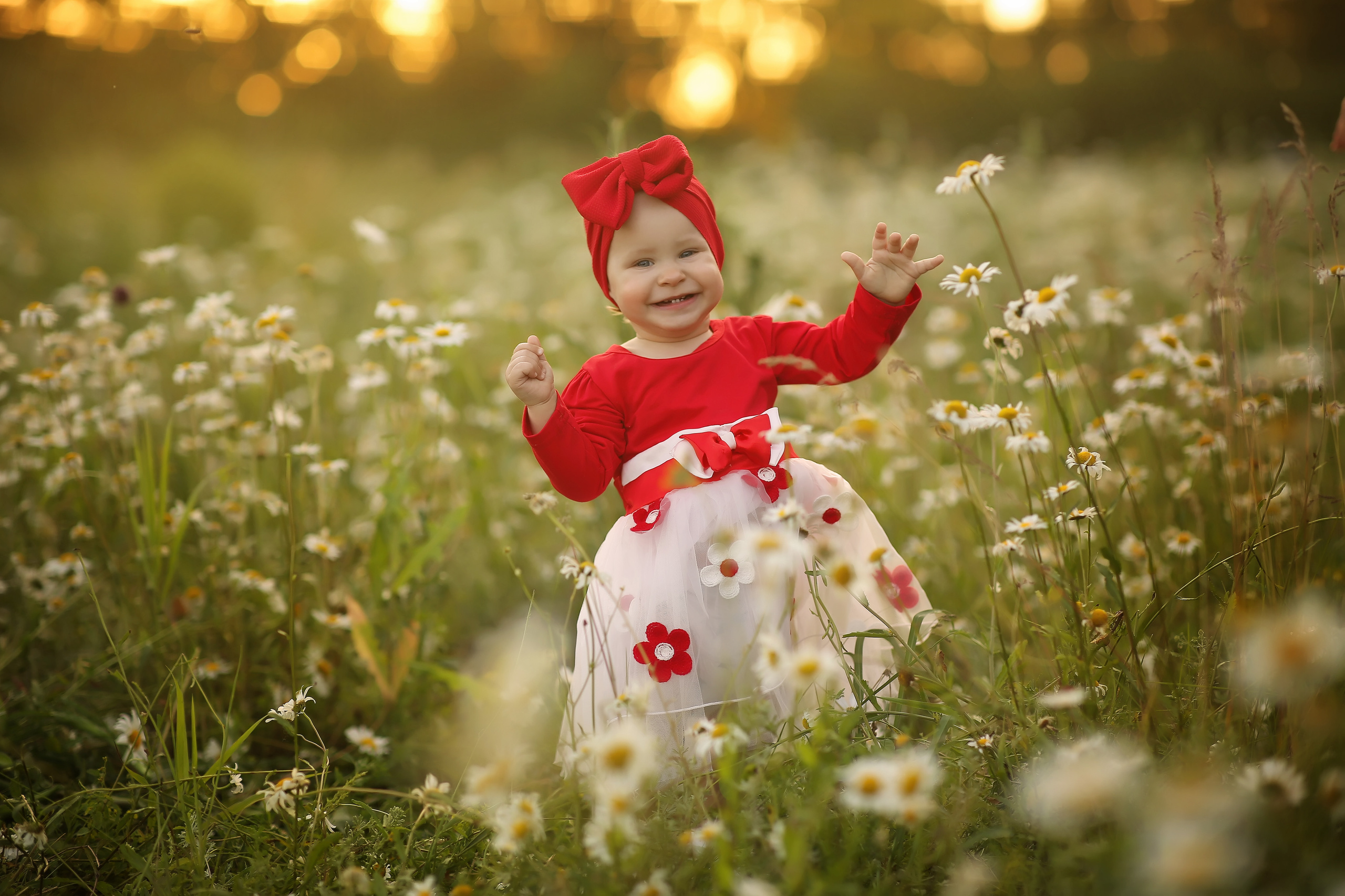 Ромашки Викуся, Настя, Толик. Фотограф на крещение и венчание