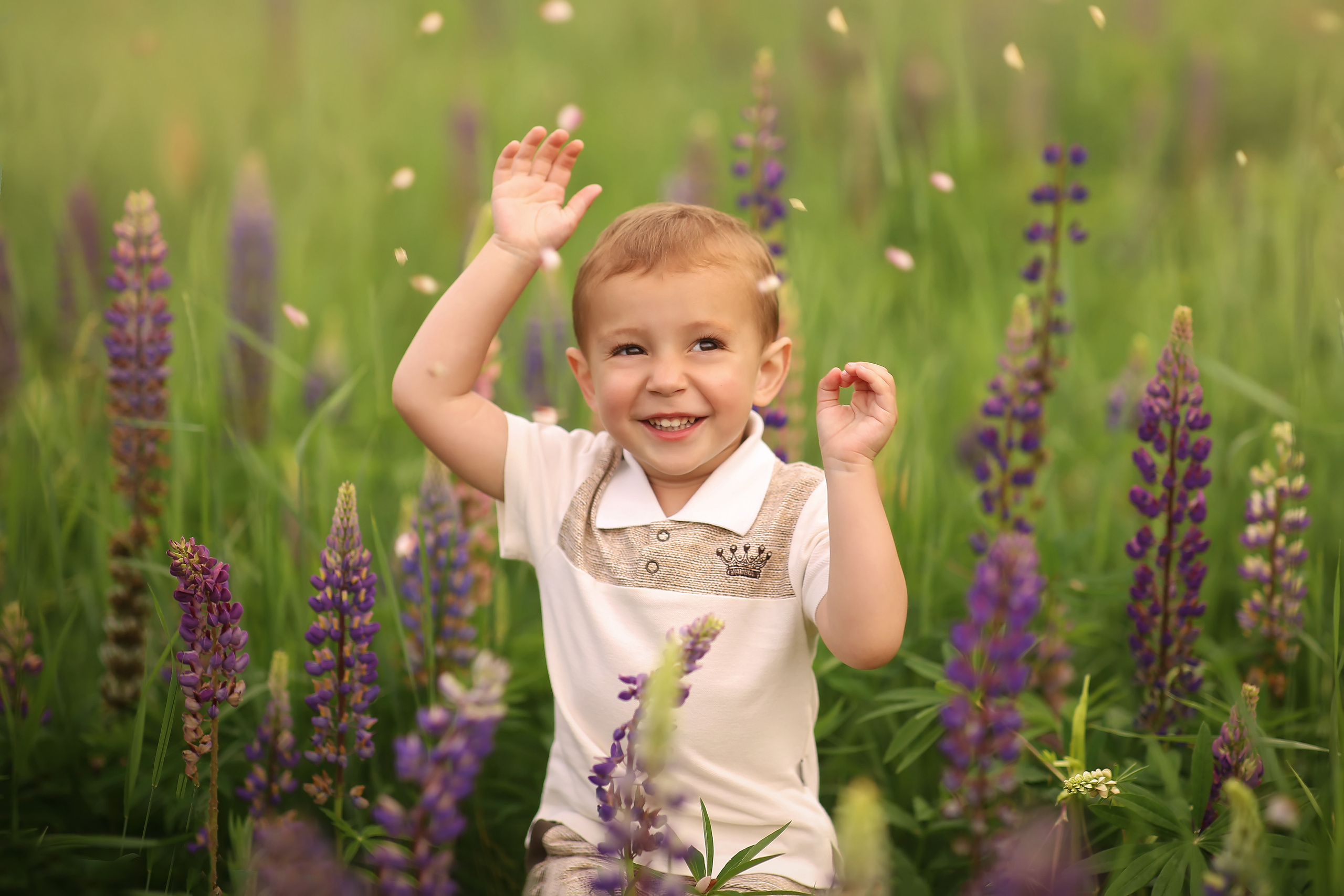 Люпины Вера, Сёмочка и Дмитрий. Фотограф на крещение и венчание