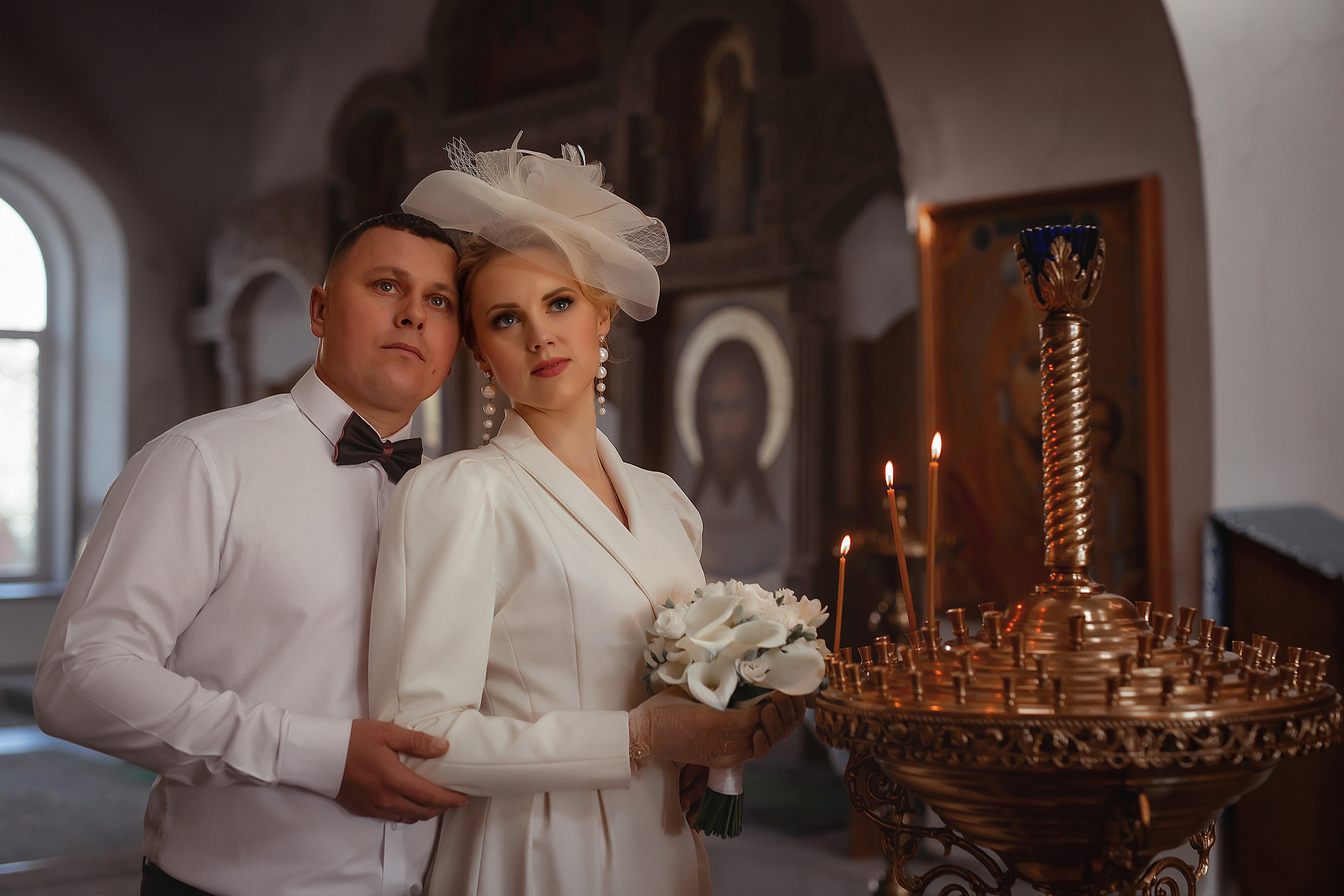 Венчание Сергея и Ксении Тихвино-Онуфриевский храм. Фотограф на крещение и венчание