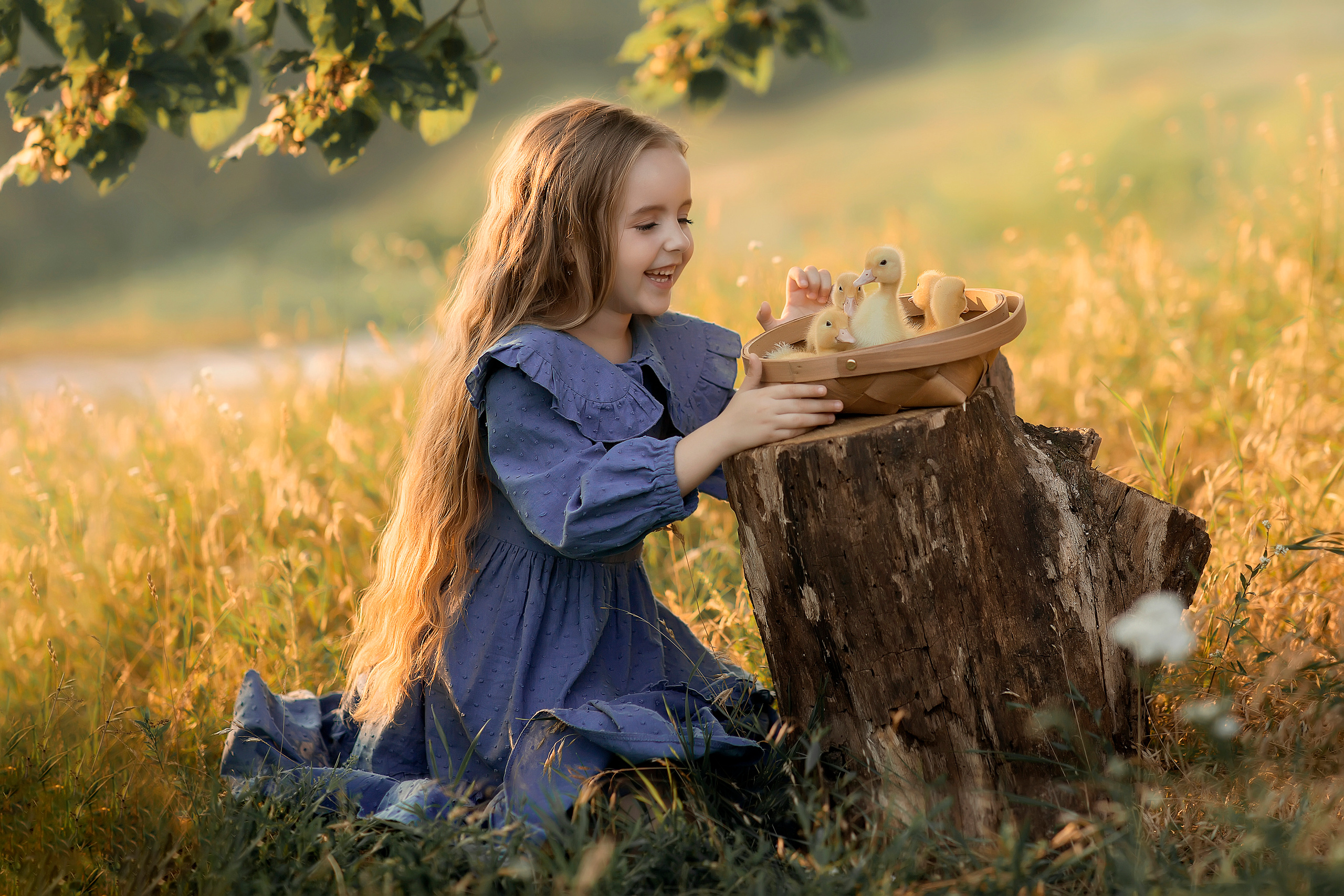 Полина с утятами. Фотограф на крещение и венчание
