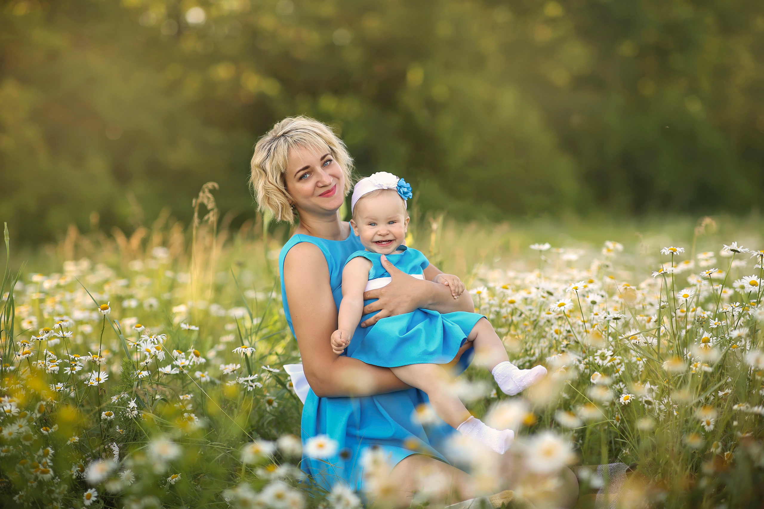 Ромашки Викуся, Настя, Толик. Фотограф на крещение и венчание