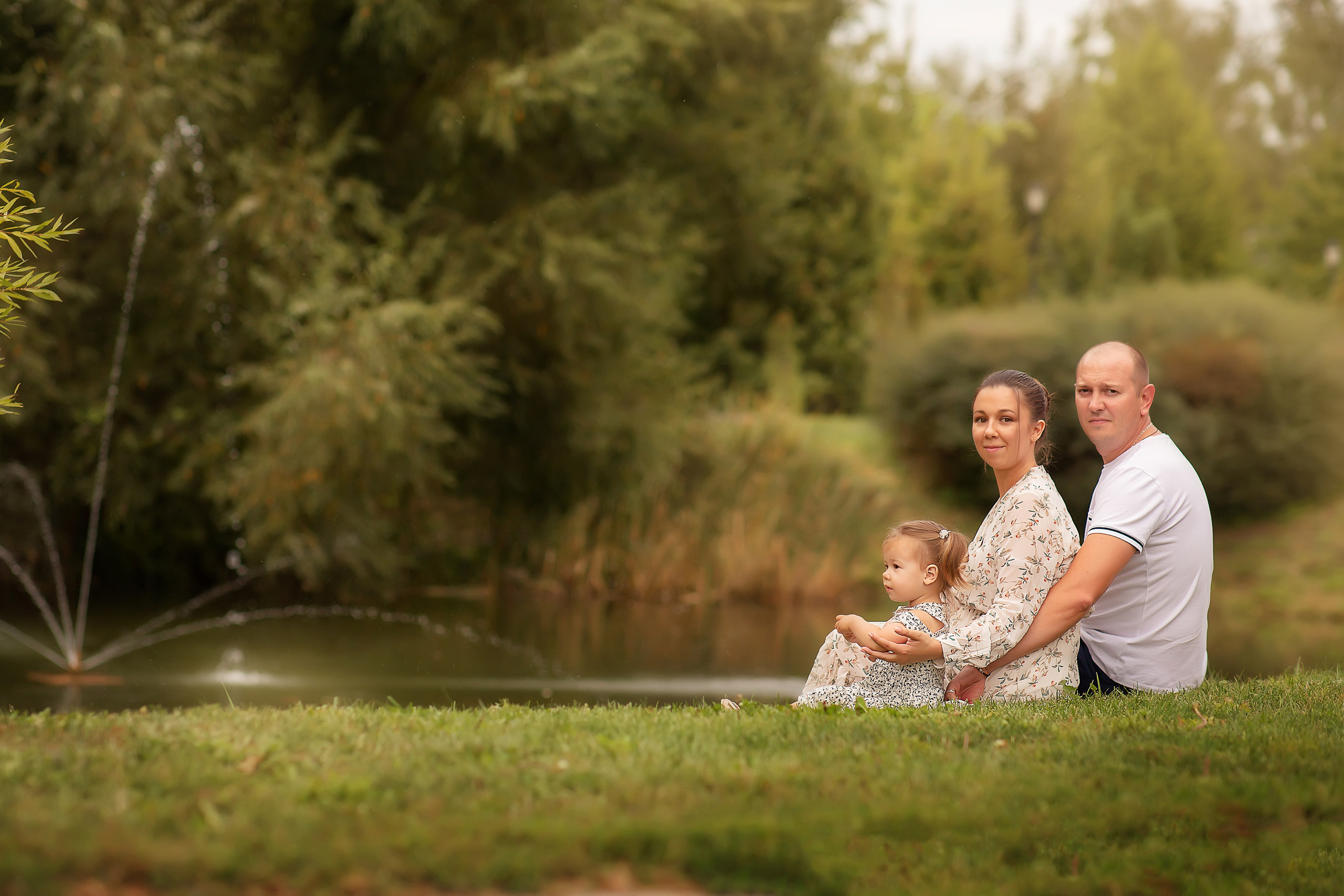 Аня, Максим и Викуся. Фотограф на крещение и венчание