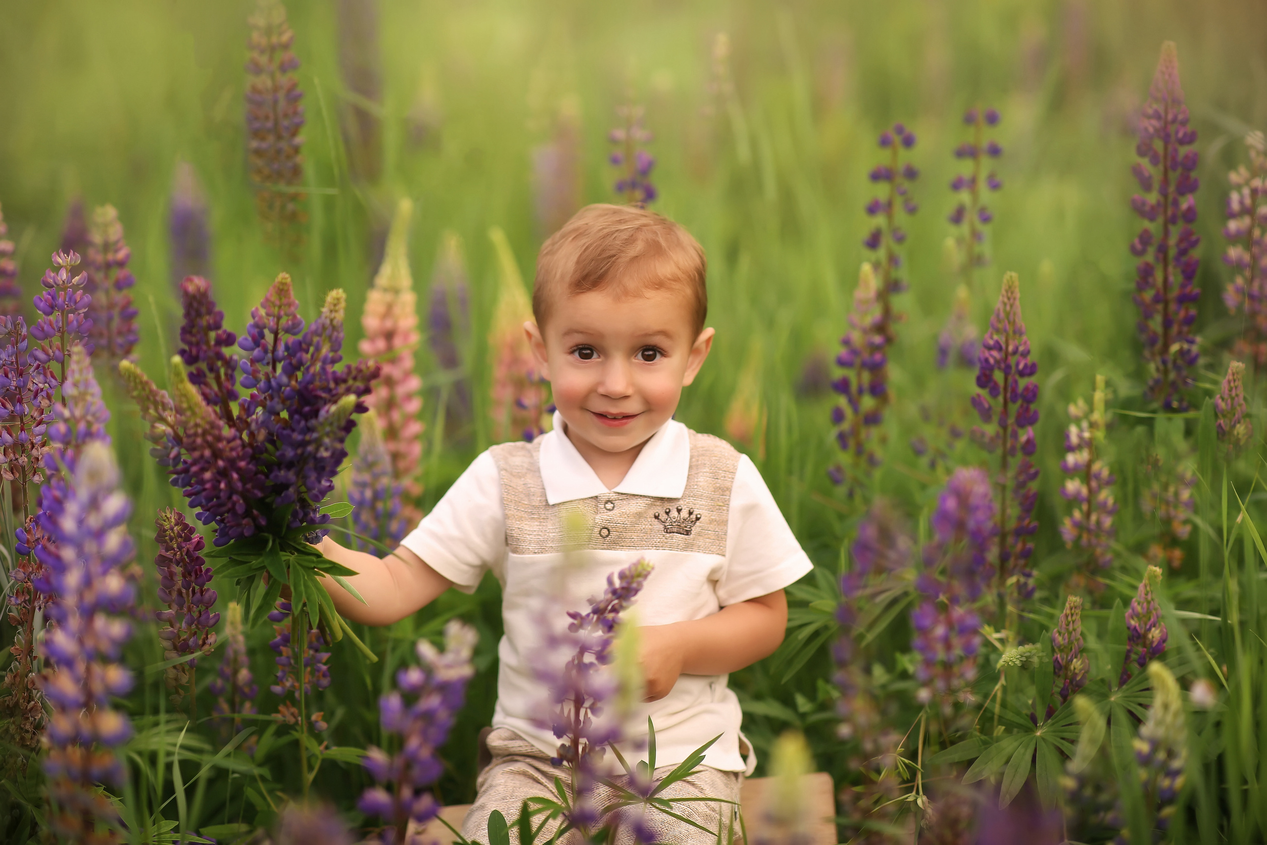 Люпины Вера, Сёмочка и Дмитрий. Фотограф на крещение и венчание
