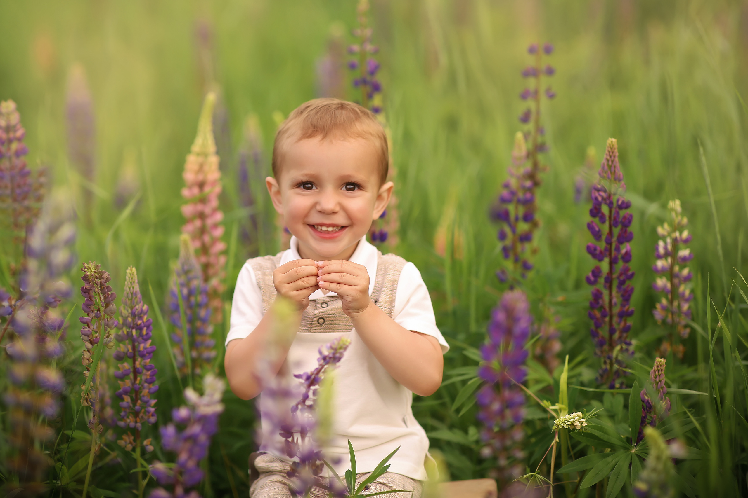 Люпины Вера, Сёмочка и Дмитрий. Фотограф на крещение и венчание