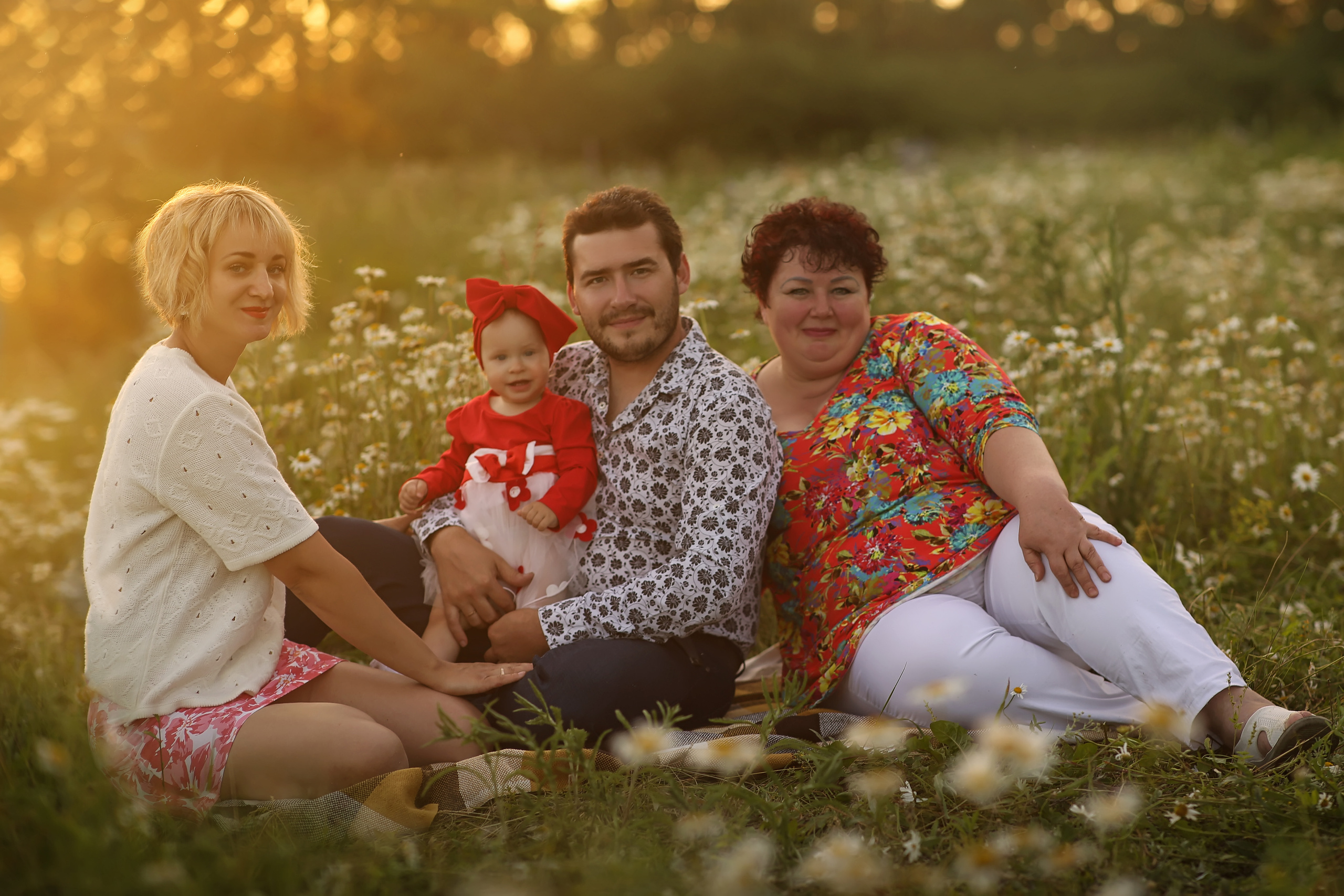 Ромашки Викуся, Настя, Толик. Фотограф на крещение и венчание