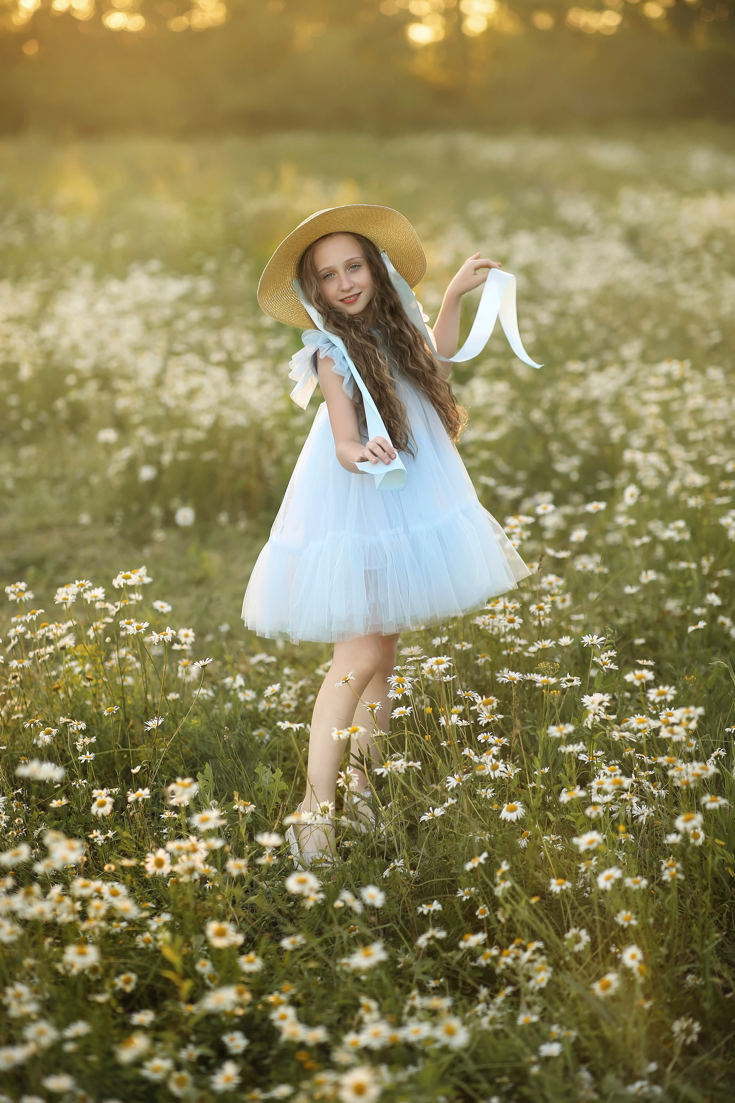 Карина и Даша ромашка. Фотограф на крещение и венчание