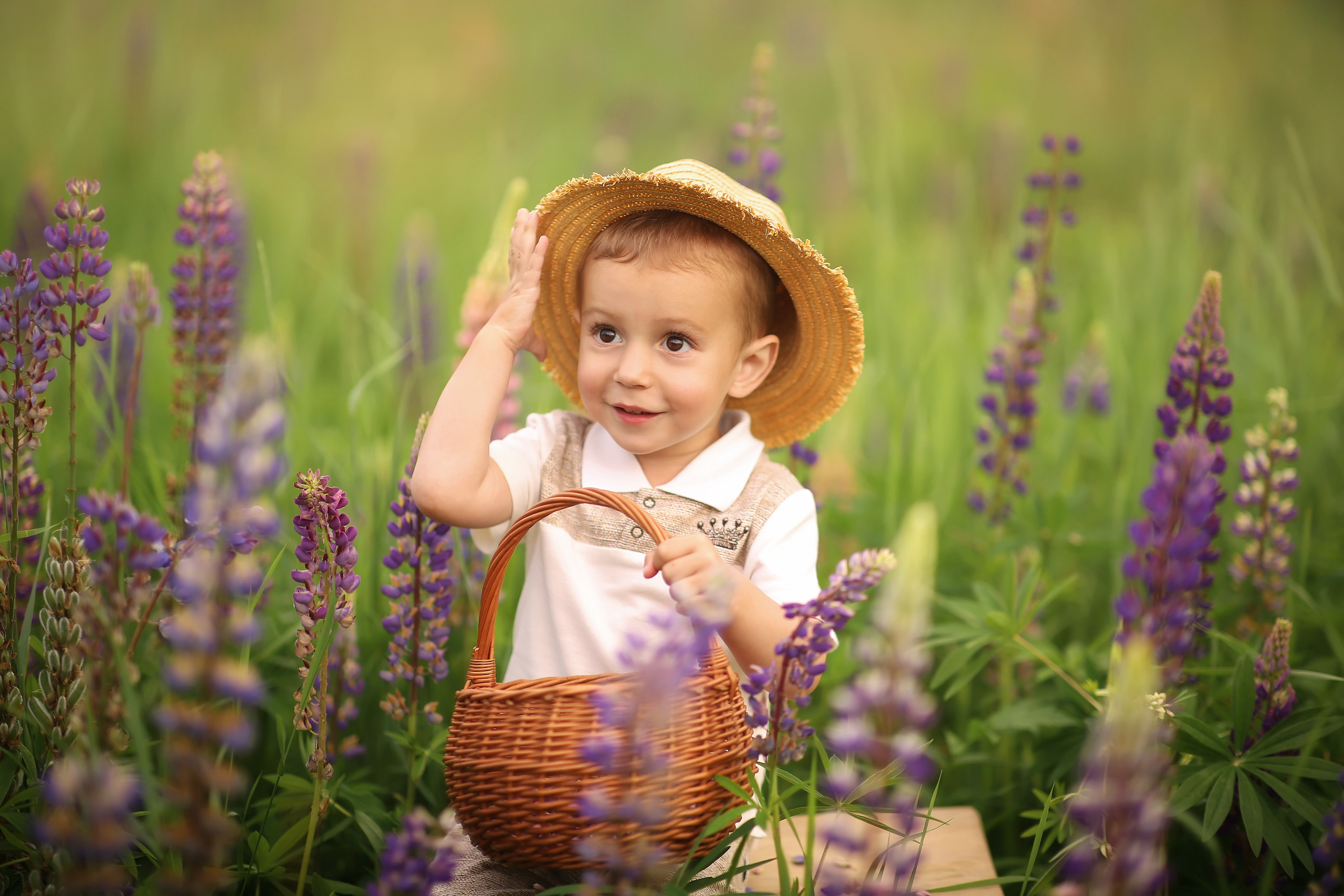 Люпины Вера, Сёмочка и Дмитрий. Фотограф на крещение и венчание