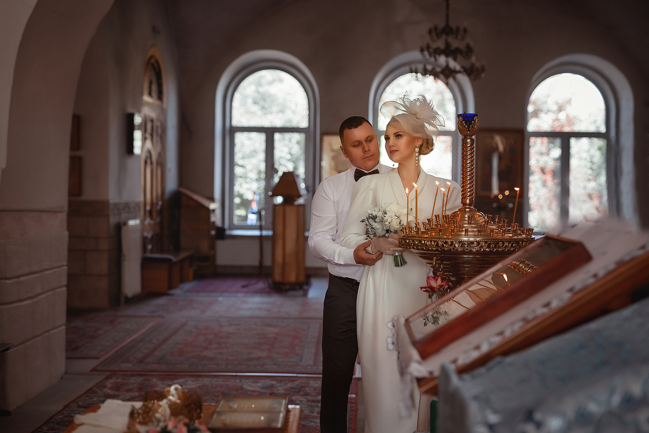 Венчание Сергея и Ксении Тихвино-Онуфриевский храм. Фотограф на крещение и венчание