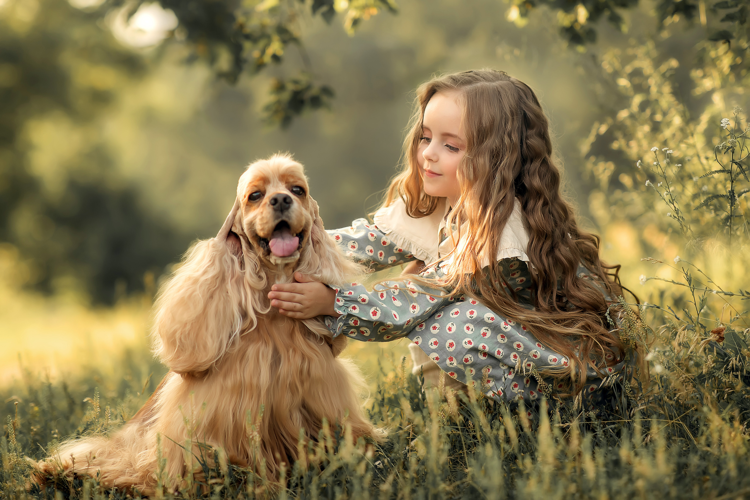 Полина с собачкой. Фотограф на крещение и венчание