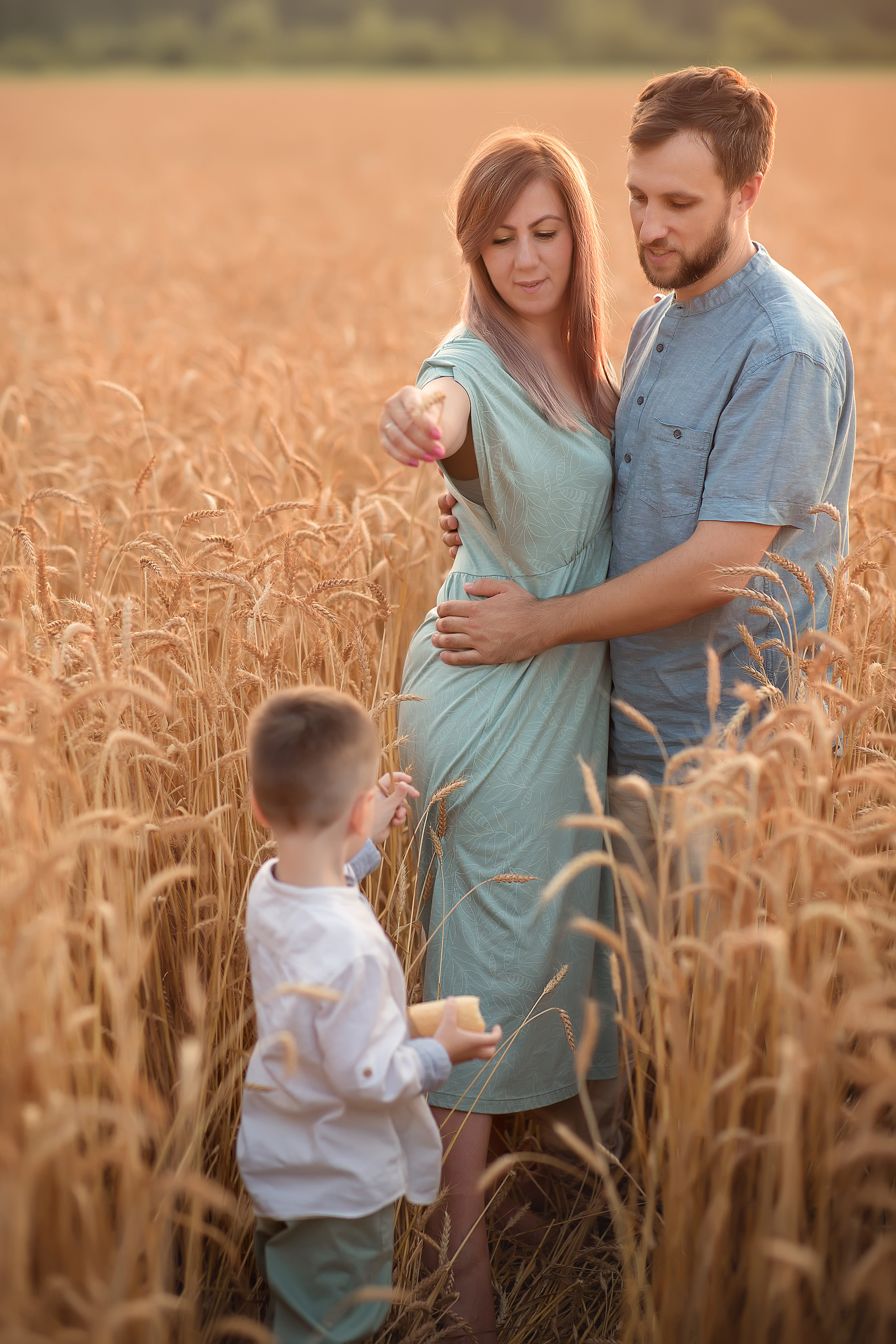Катя, Владимир и Вовочка. Фотограф на крещение и венчание