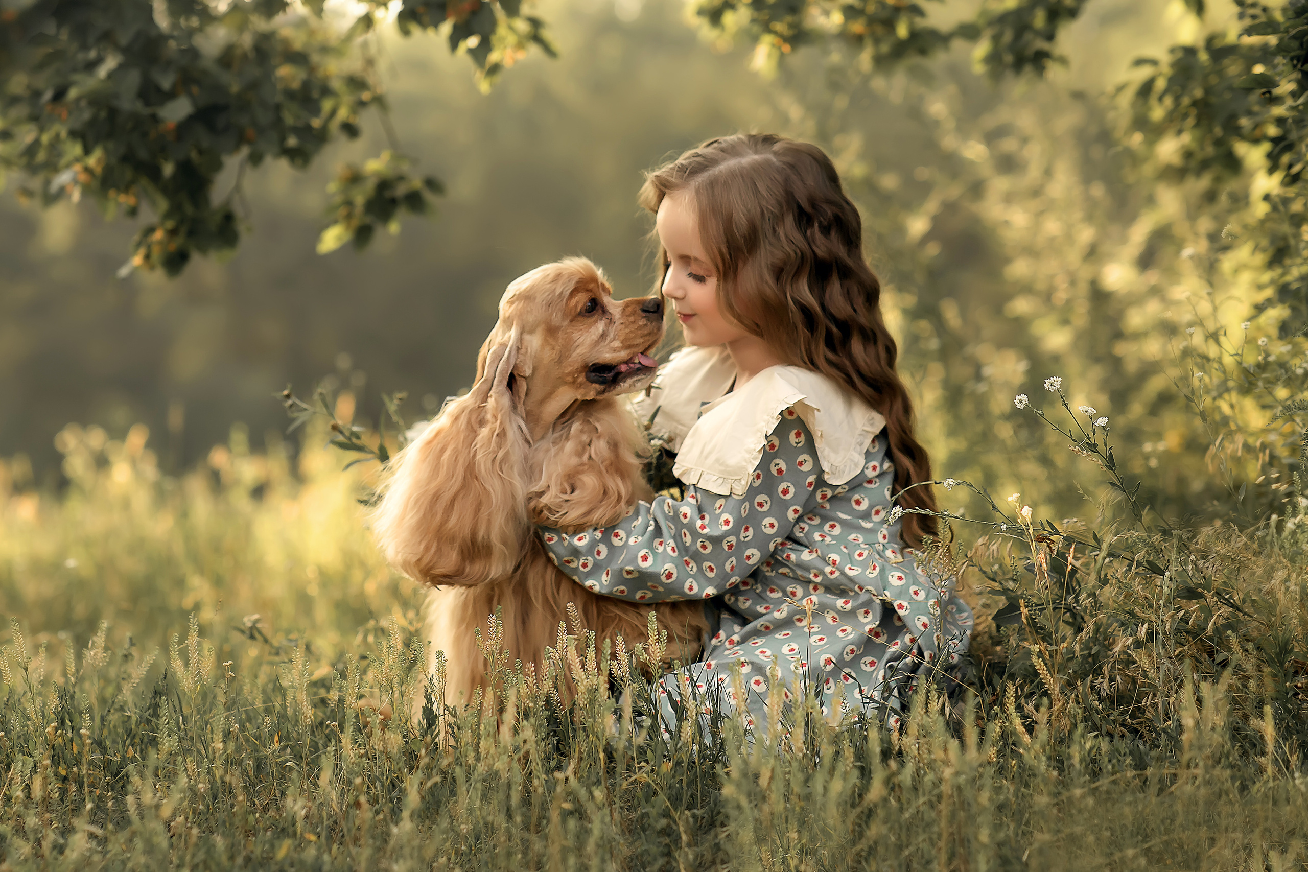 Полина с собачкой. Фотограф на крещение и венчание