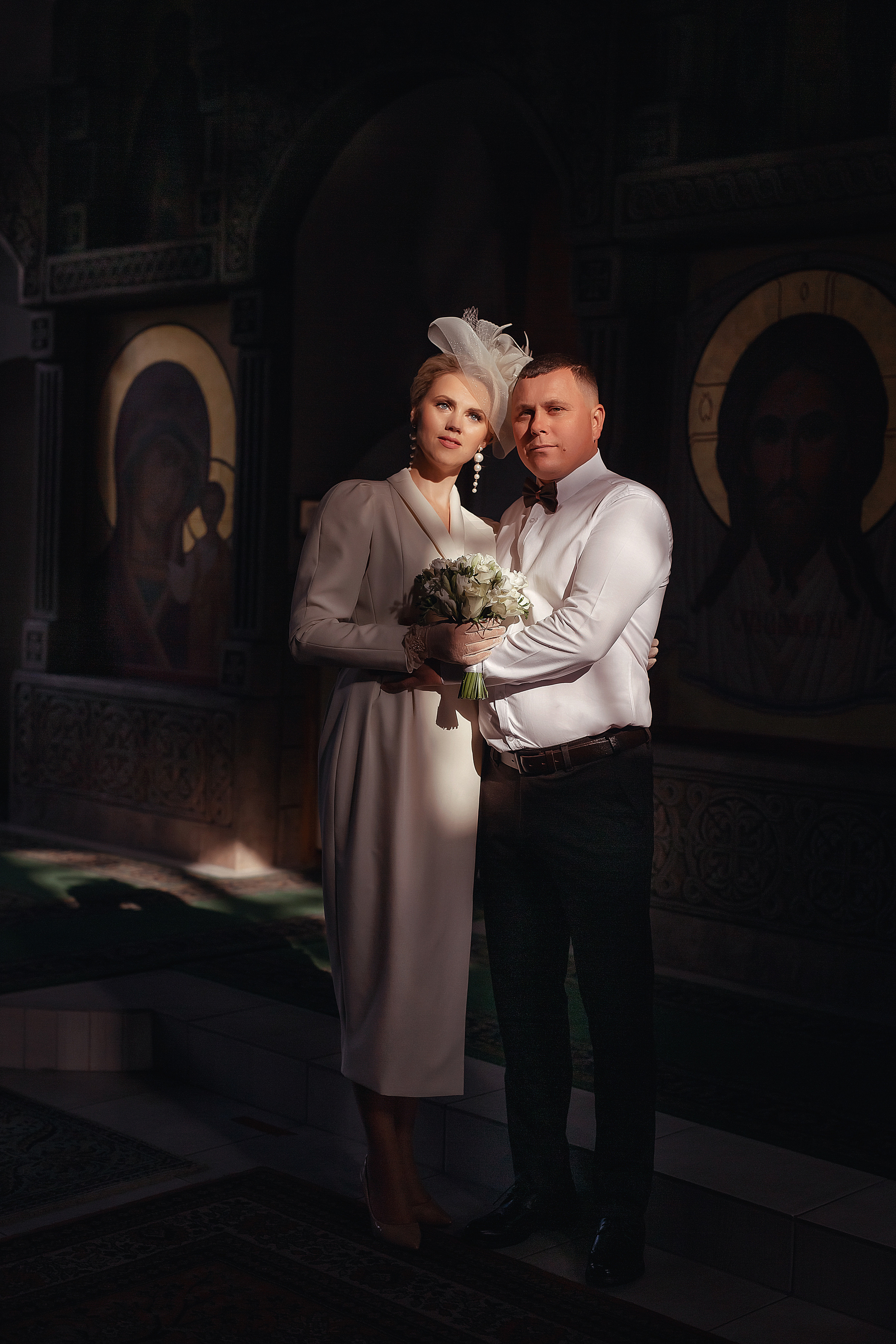 Венчание Сергея и Ксении Тихвино-Онуфриевский храм. Фотограф на крещение и венчание