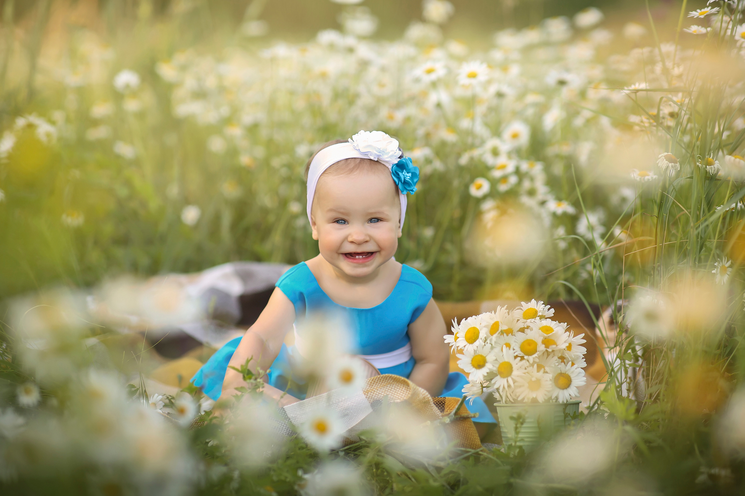 Ромашки Викуся, Настя, Толик. Фотограф на крещение и венчание