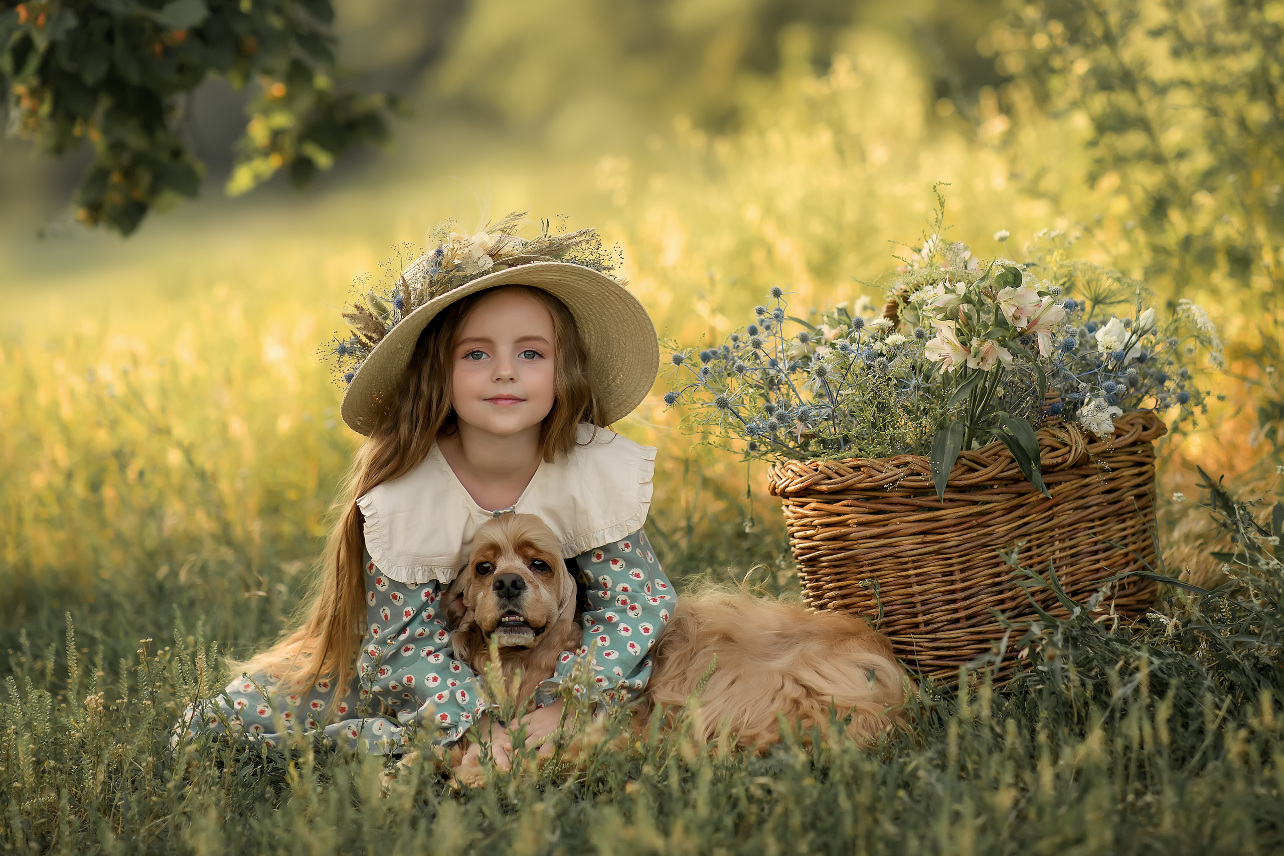 Полина с собачкой. Фотограф на крещение и венчание