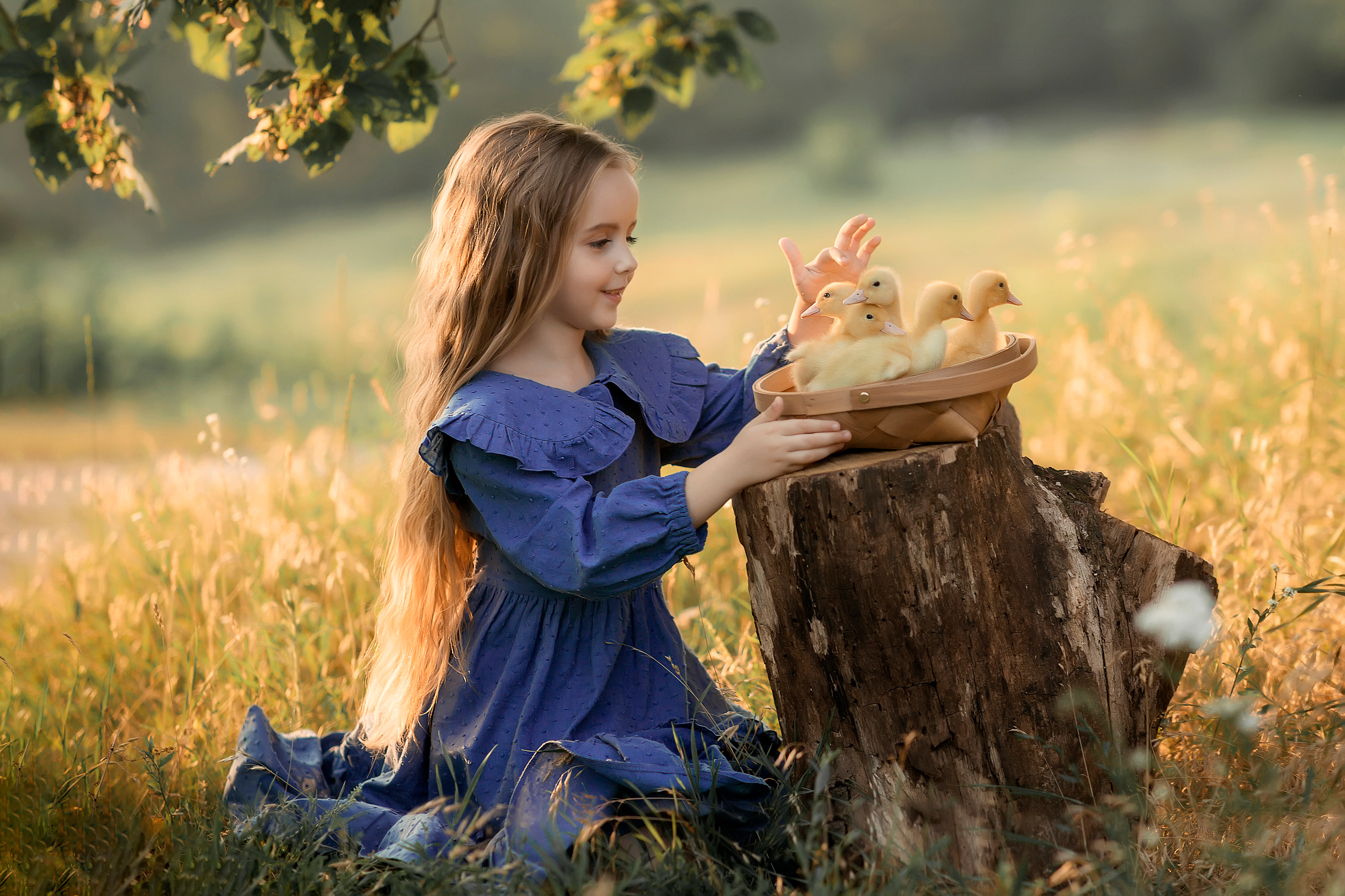 Полина с утятами. Фотограф на крещение и венчание