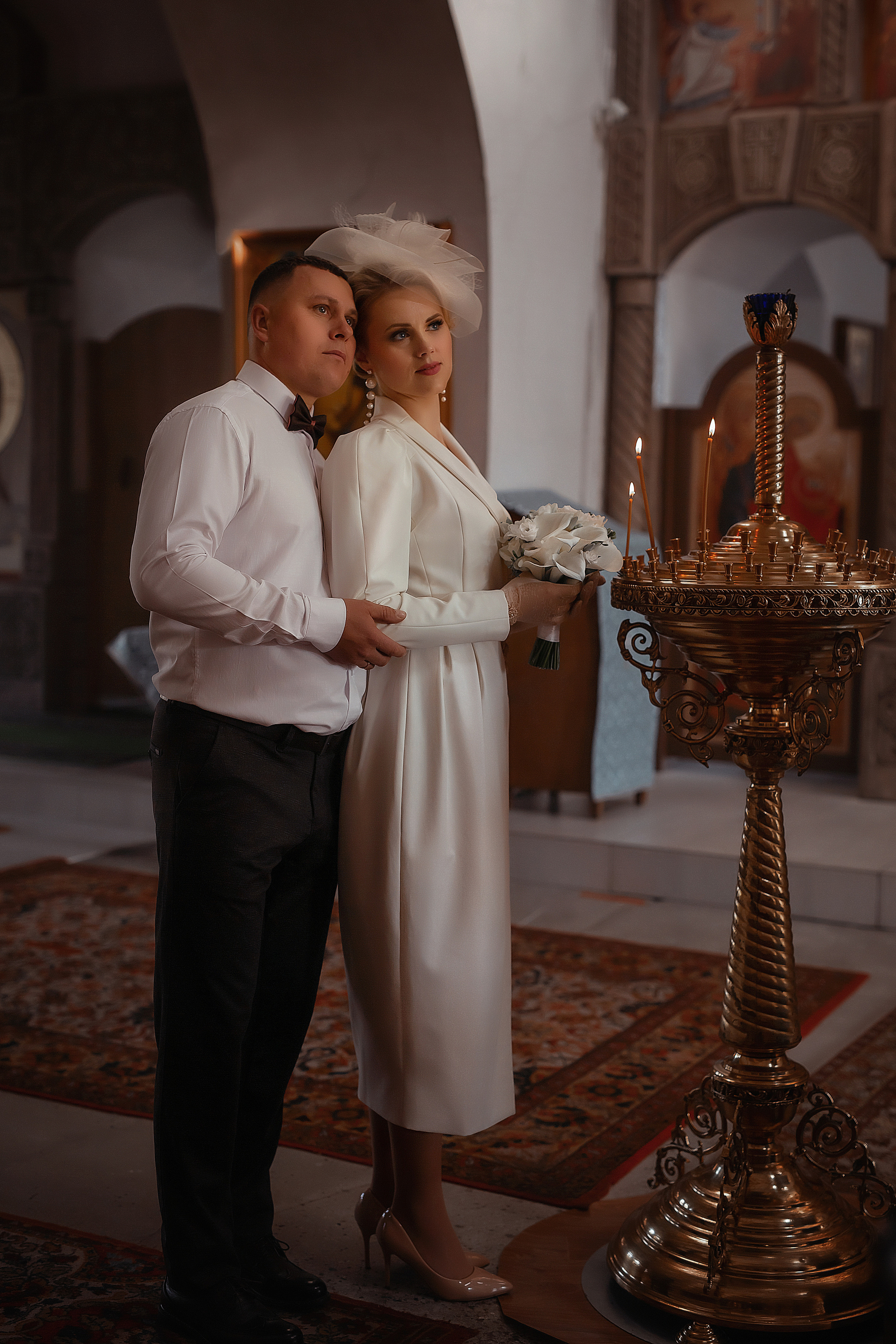 Венчание Сергея и Ксении Тихвино-Онуфриевский храм. Фотограф на крещение и венчание