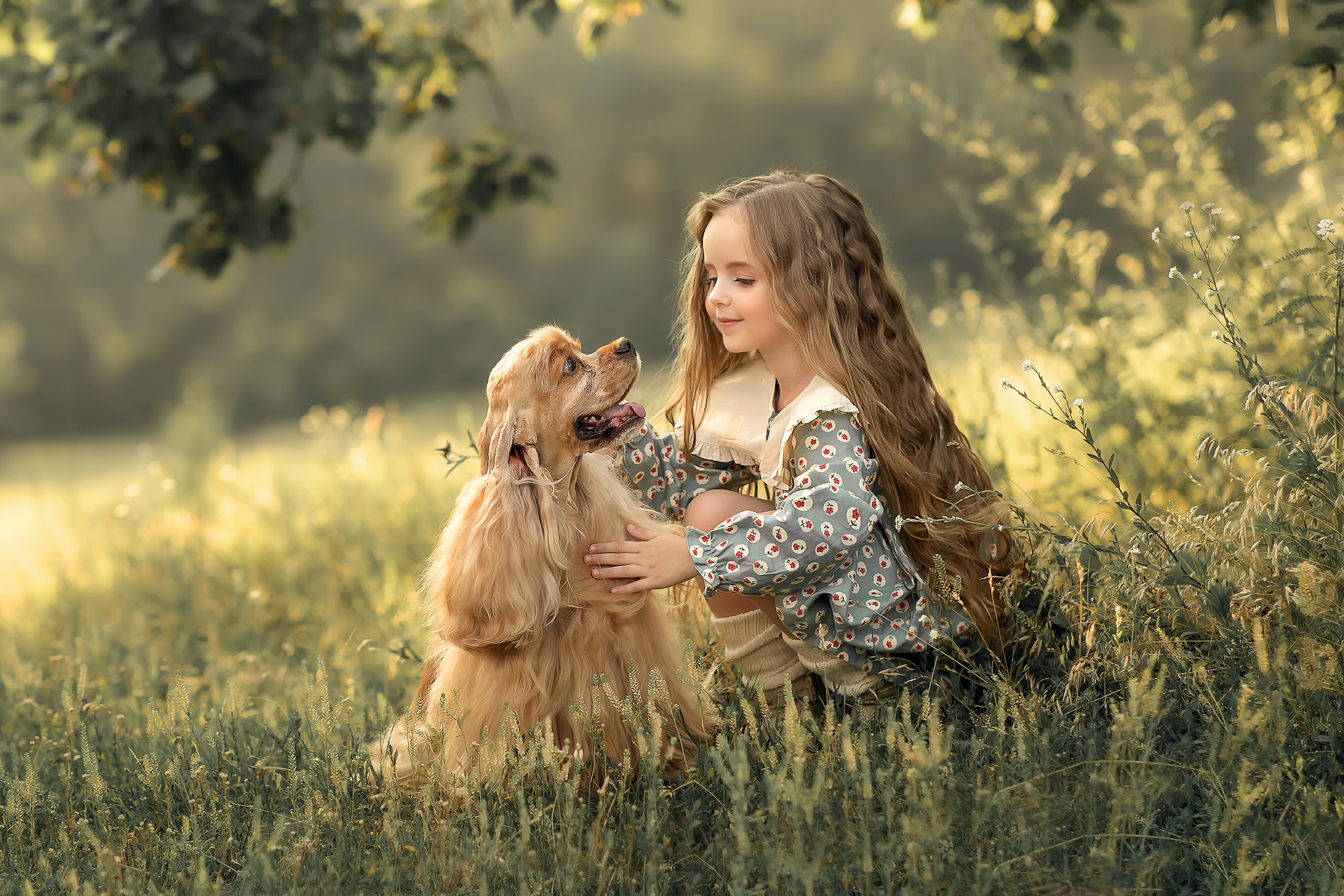 Полина с собачкой. Фотограф на крещение и венчание