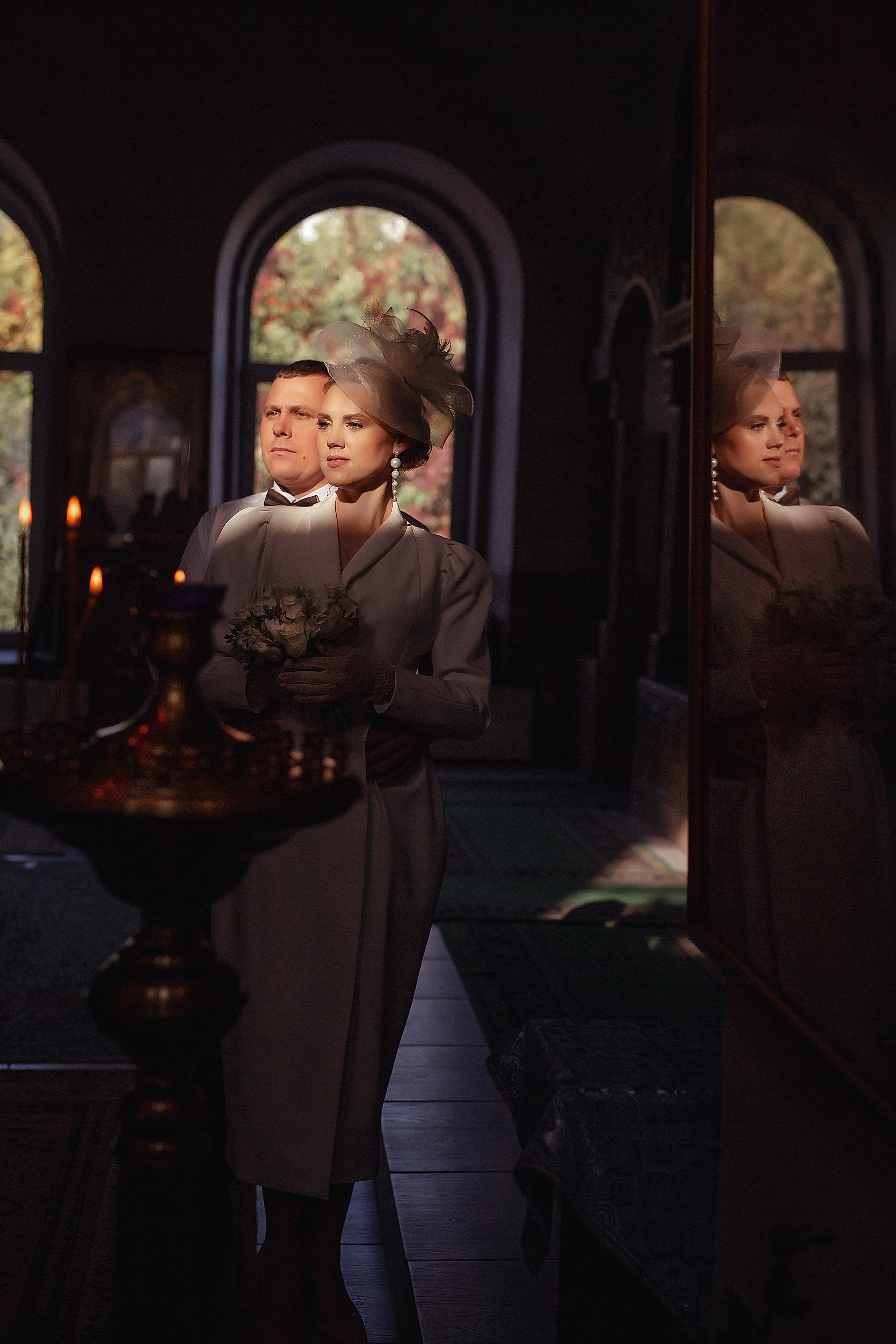 Венчание Сергея и Ксении Тихвино-Онуфриевский храм. Фотограф на крещение и венчание