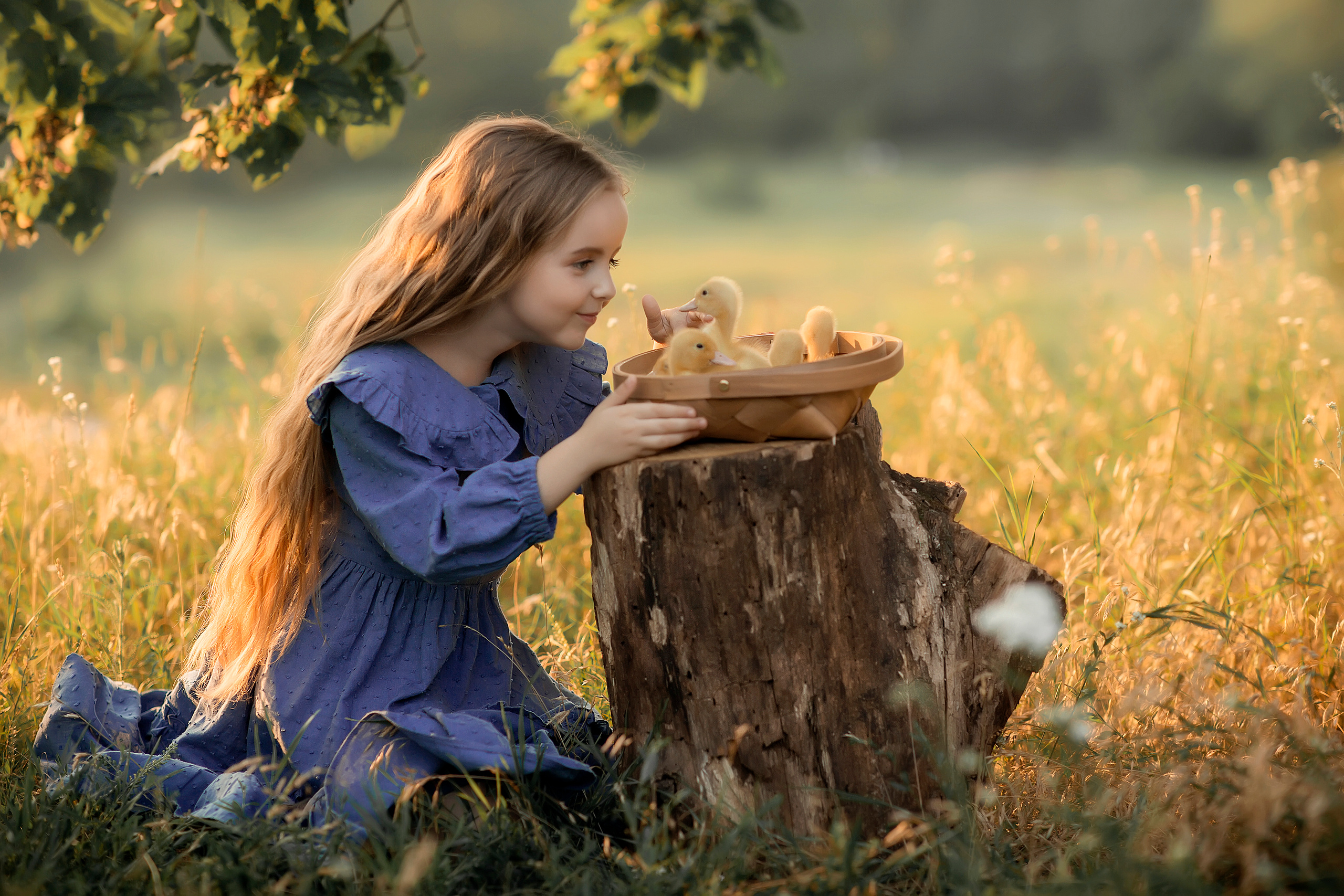 Полина с утятами. Фотограф на крещение и венчание
