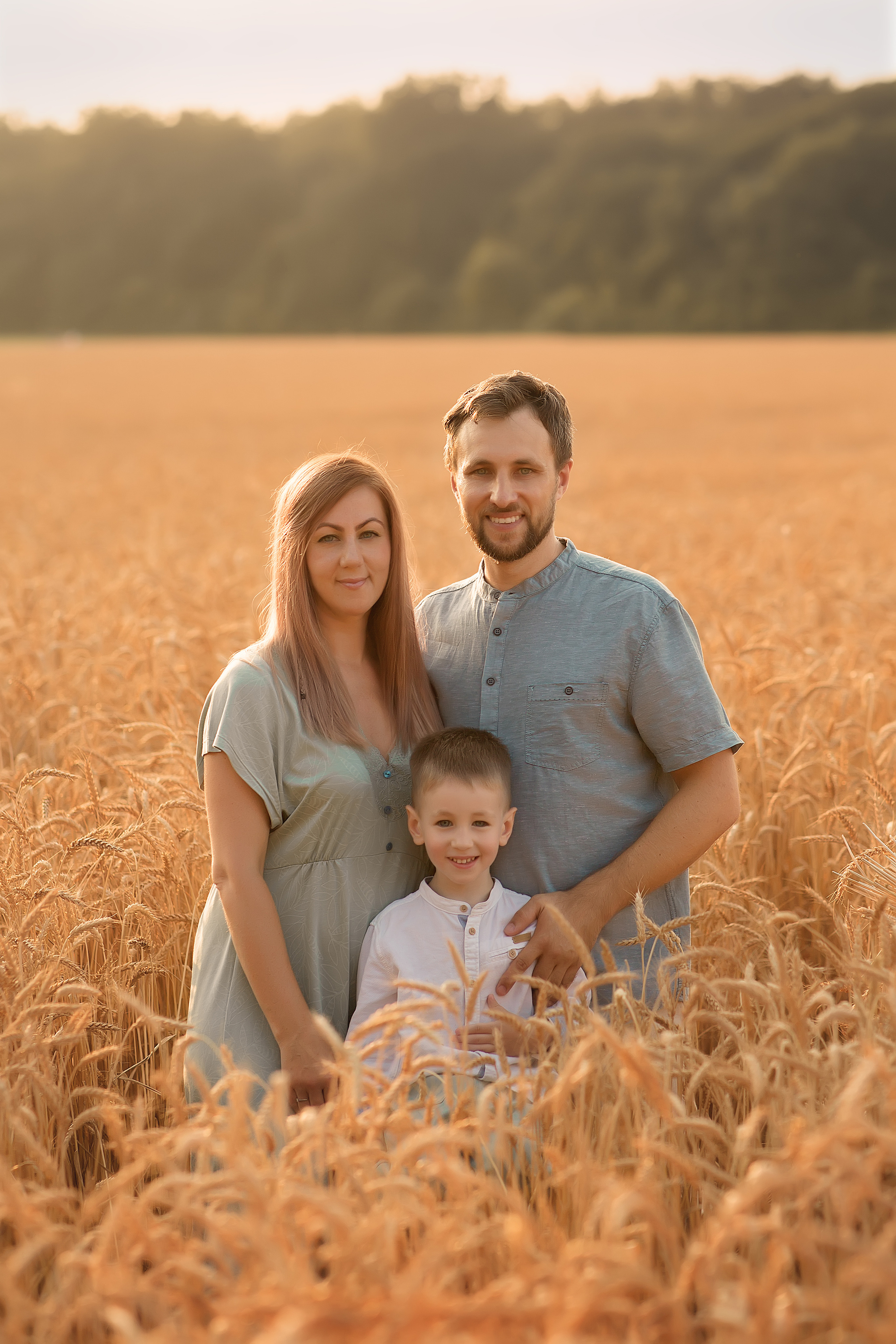 Катя, Владимир и Вовочка. Фотограф на крещение и венчание