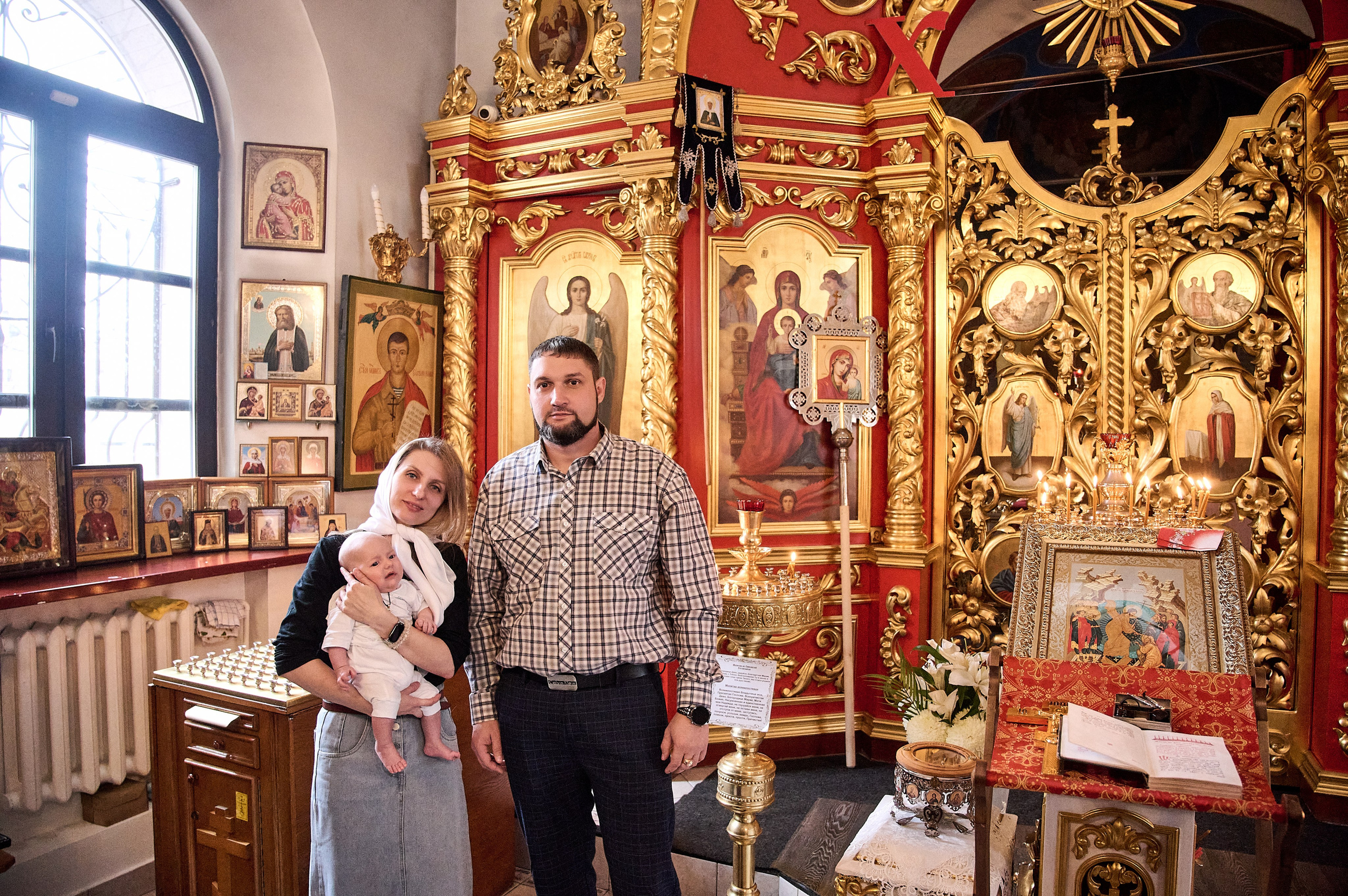 Крещение малыша в Новокузнецке — фотограф таинство крещение