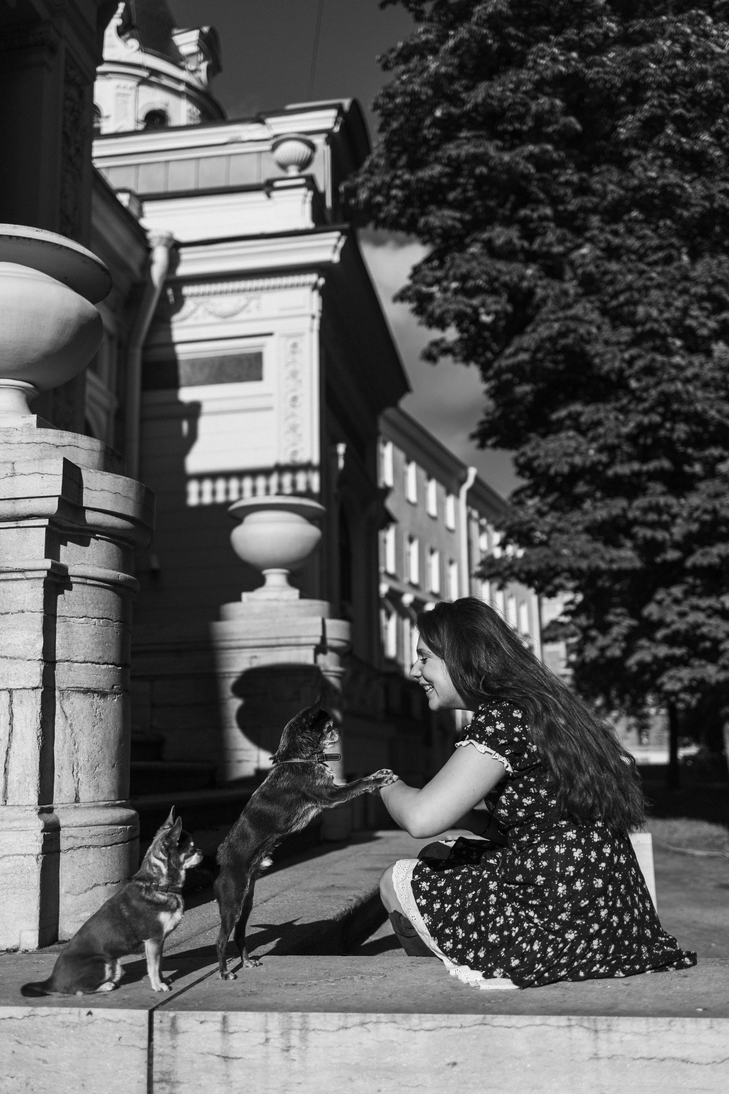 Даша и ее мальчики. Фотограф — Анималист | Санкт-Петербург