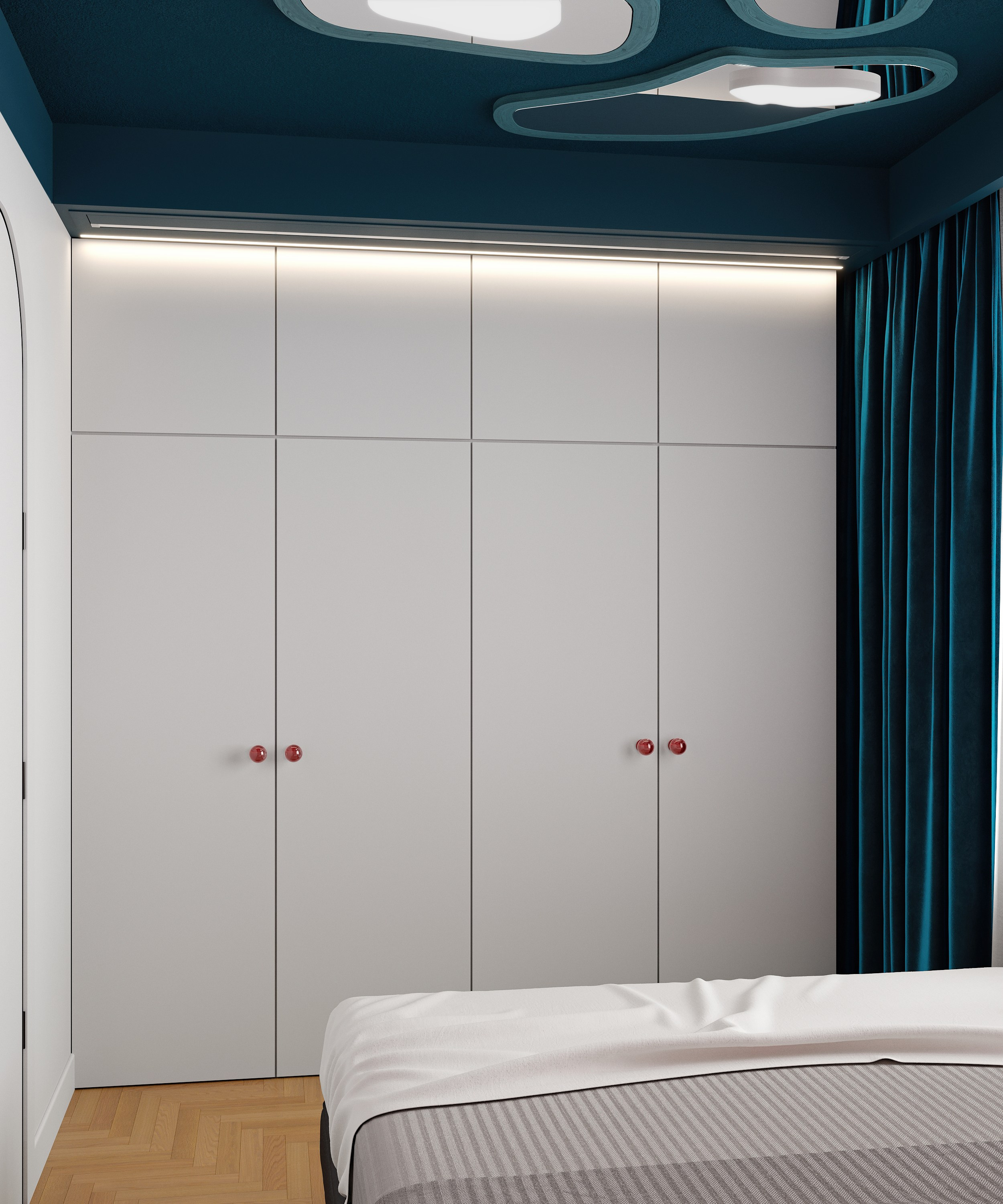 Квартира с морской тематикой | Дизайн Yuliya Shpeter. 3D визуализация интерьеров | avocado.render