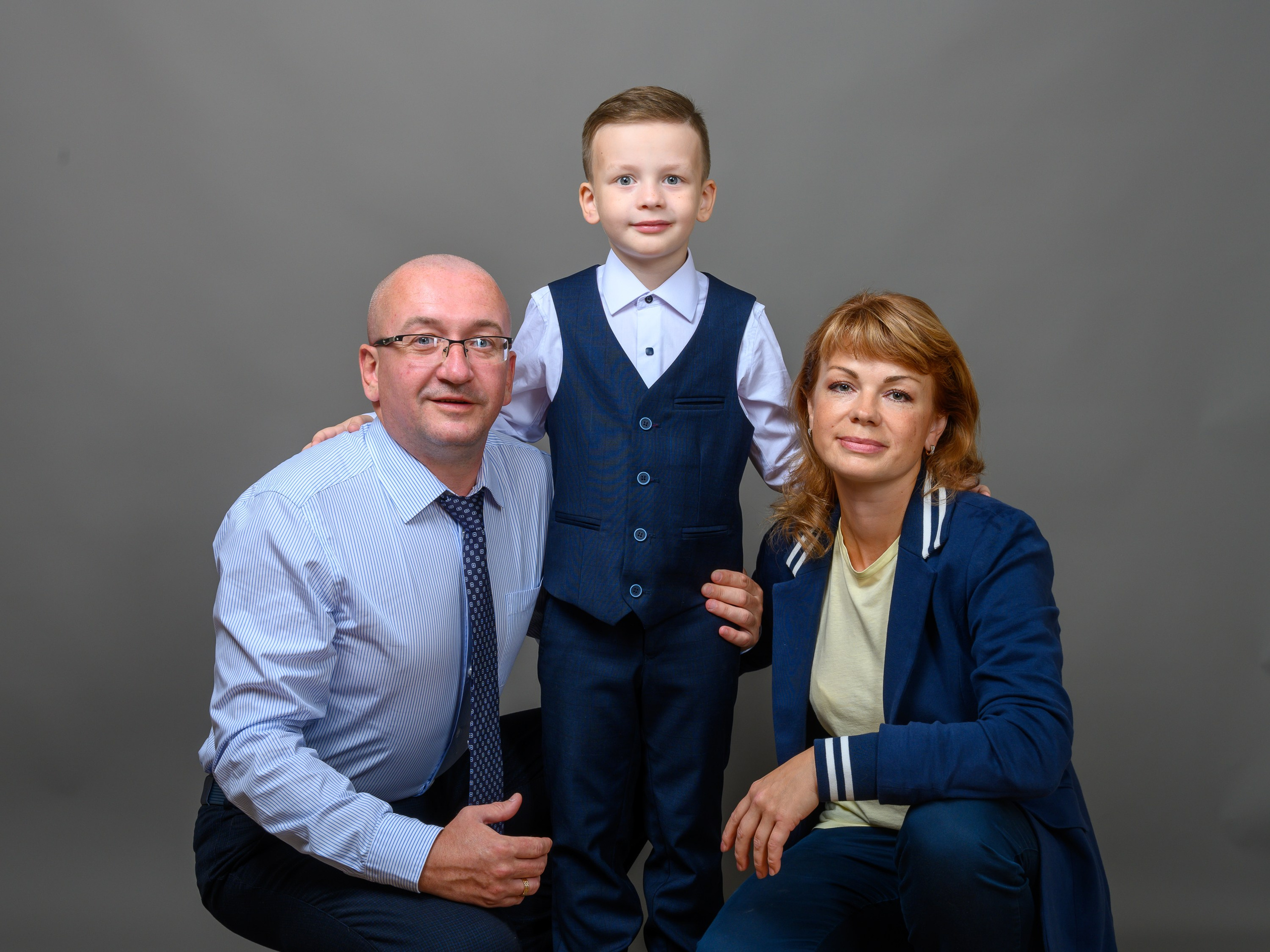 Дмитрий и Елена. Семейная фотосессия. Фотограф Андрей Зикеев, фотостудия AzArt Studio в Москве