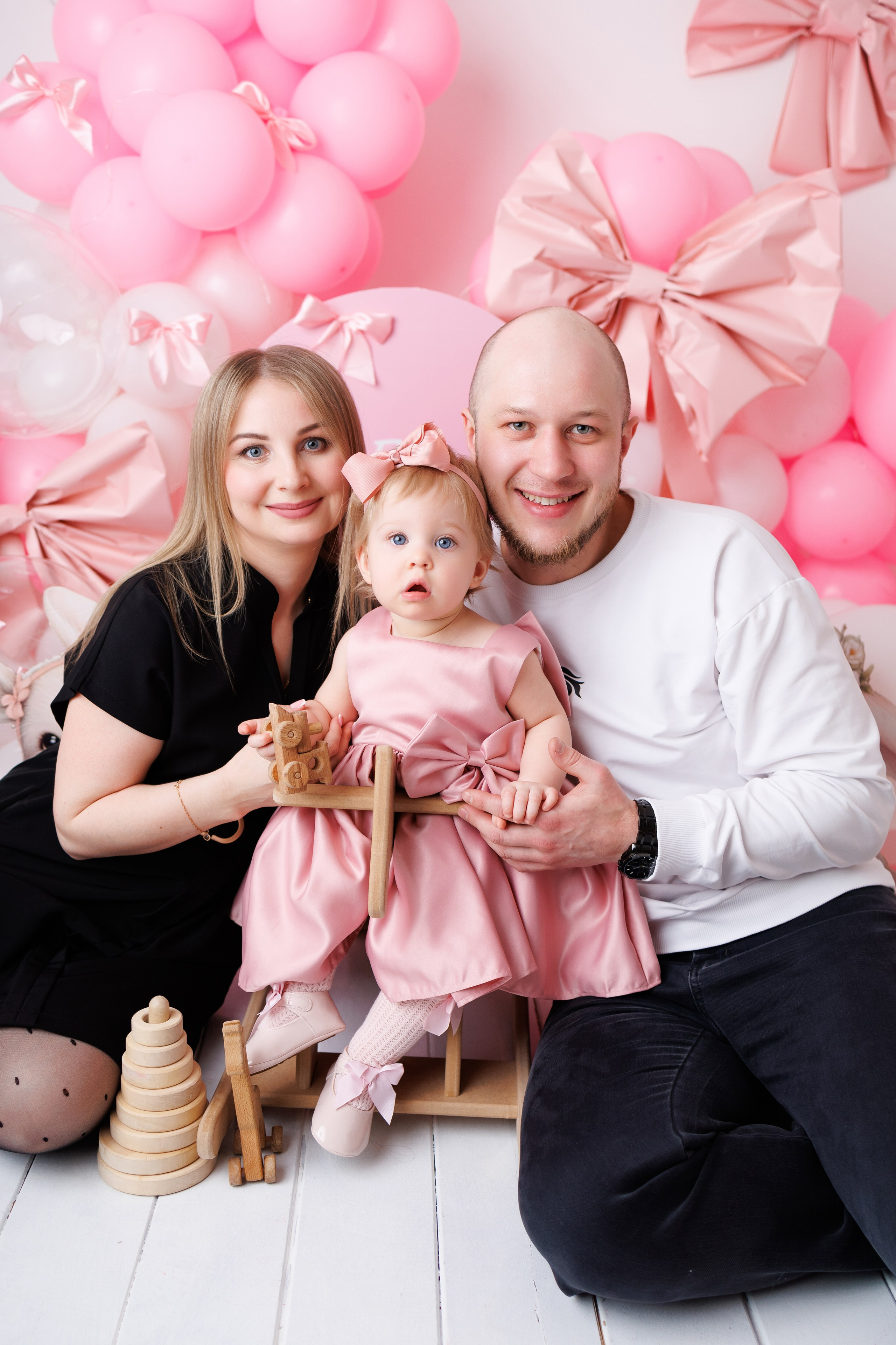 Юлечке 1 годик. Фотограф новорожденный малышей Новосибирск
