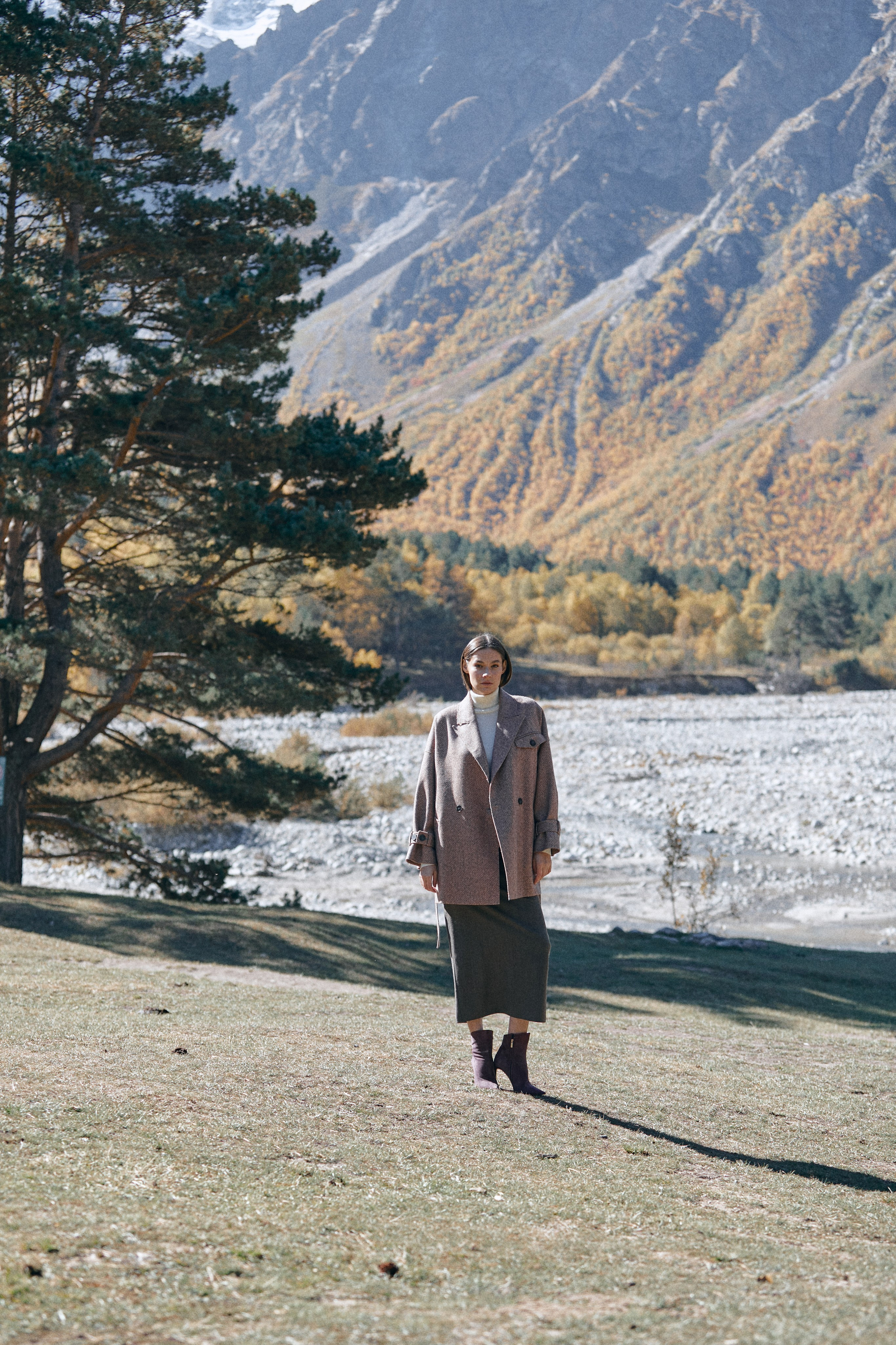 Съемка для бренда одежды в горах. Фотограф Продюсер в горах КБР / Москва  Нальчик Горы