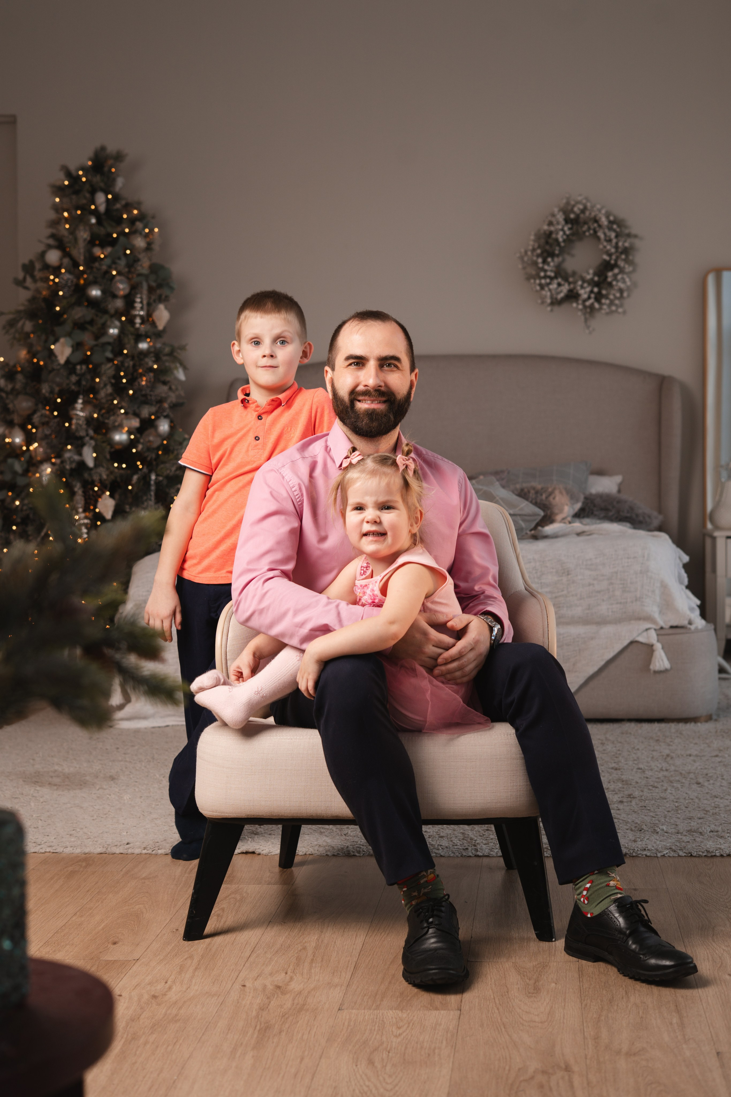 Семейная съемка в студии, дома. Семейный и детский фотограф в Санкт-Петербурге Анна Никитина