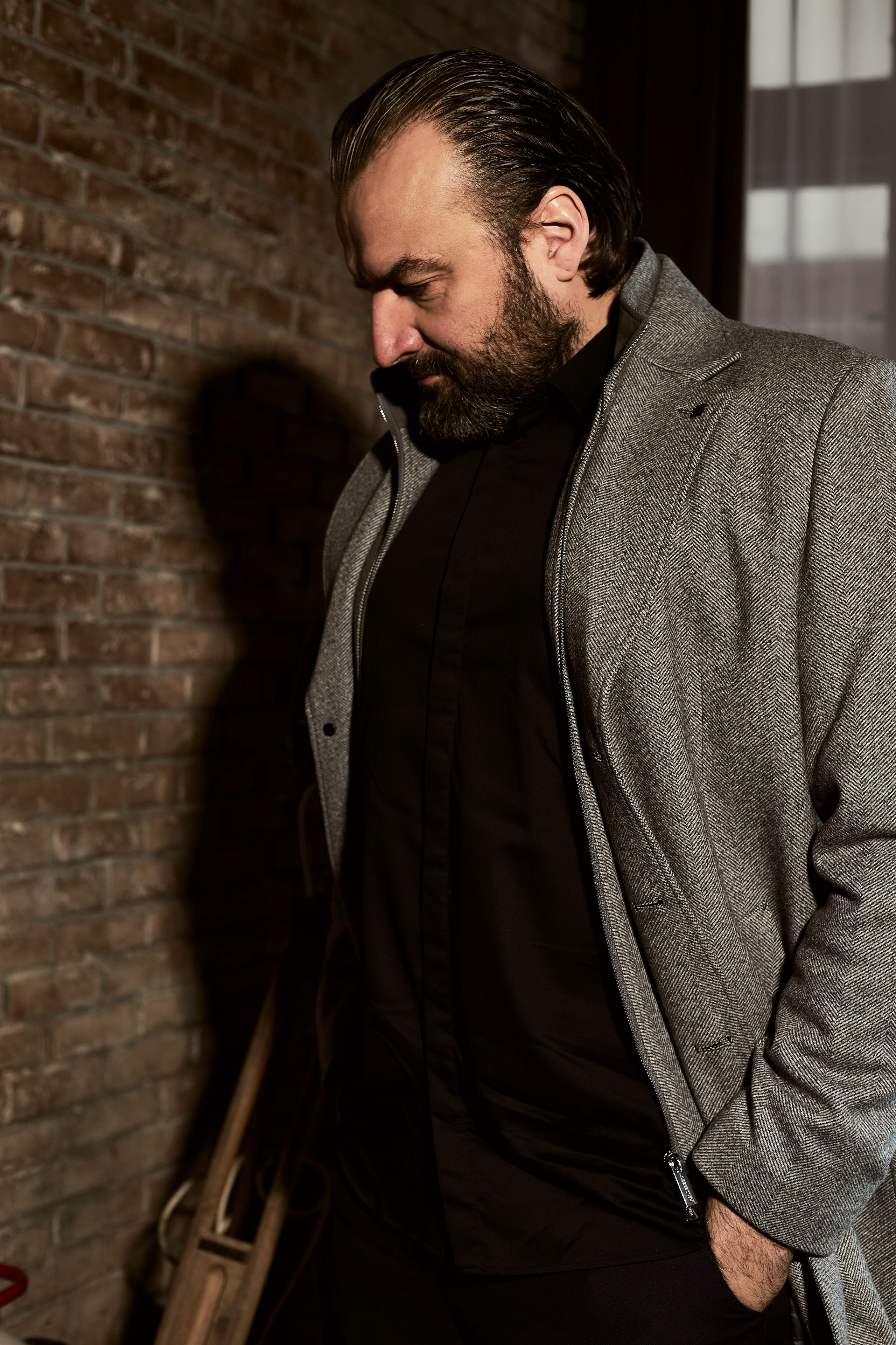 Мужской портрет — Фотосессия в студии. Анна Потявина. Фотограф Москва