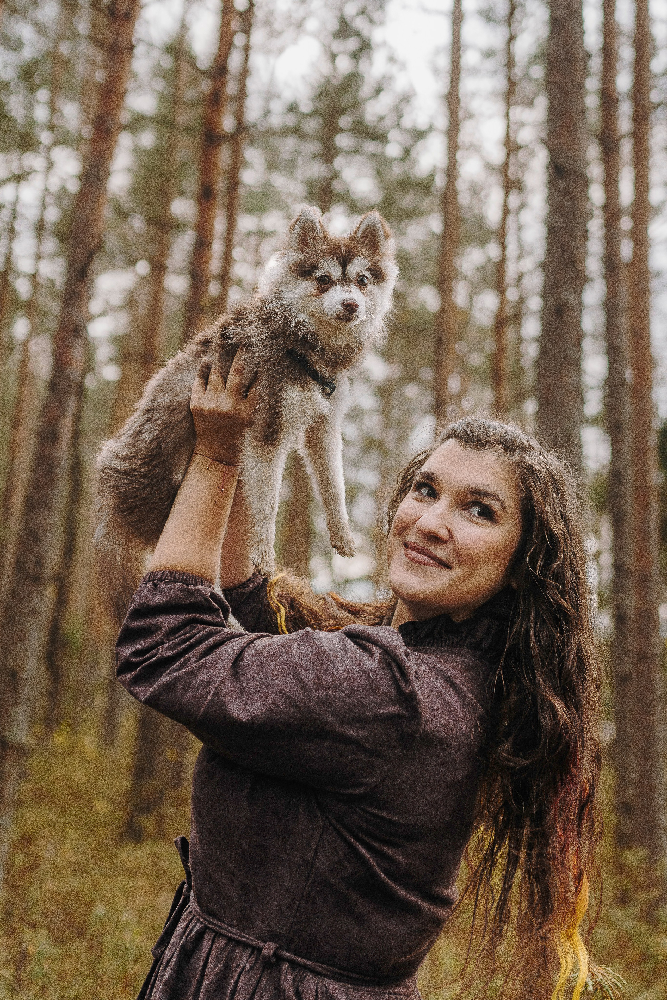 Катерина и Дрэка. Фотограф анималист в Спб недорого Олеся Майорова
