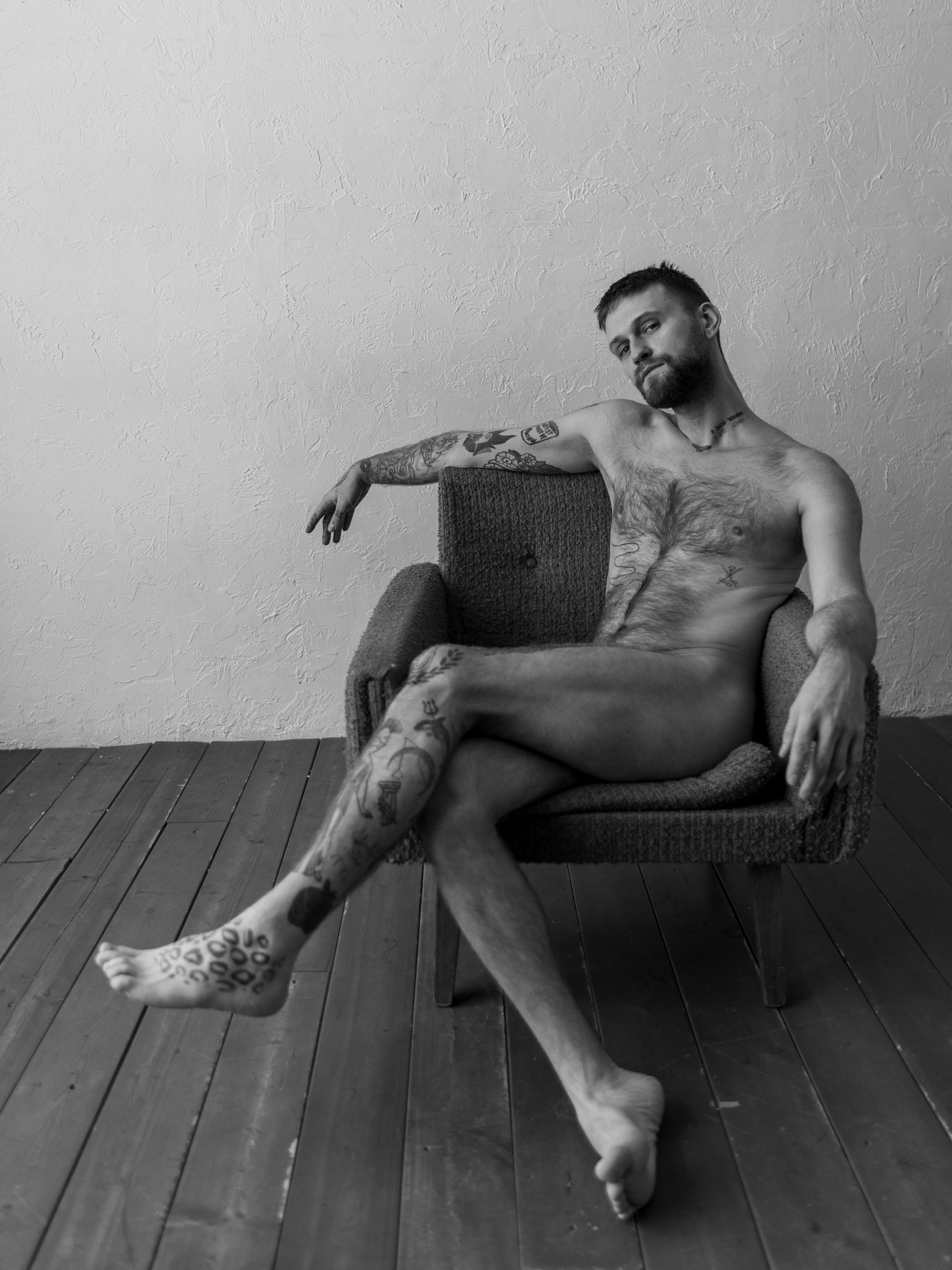 Мужская съёмка ню. Фотограф Елизавета Потешкина